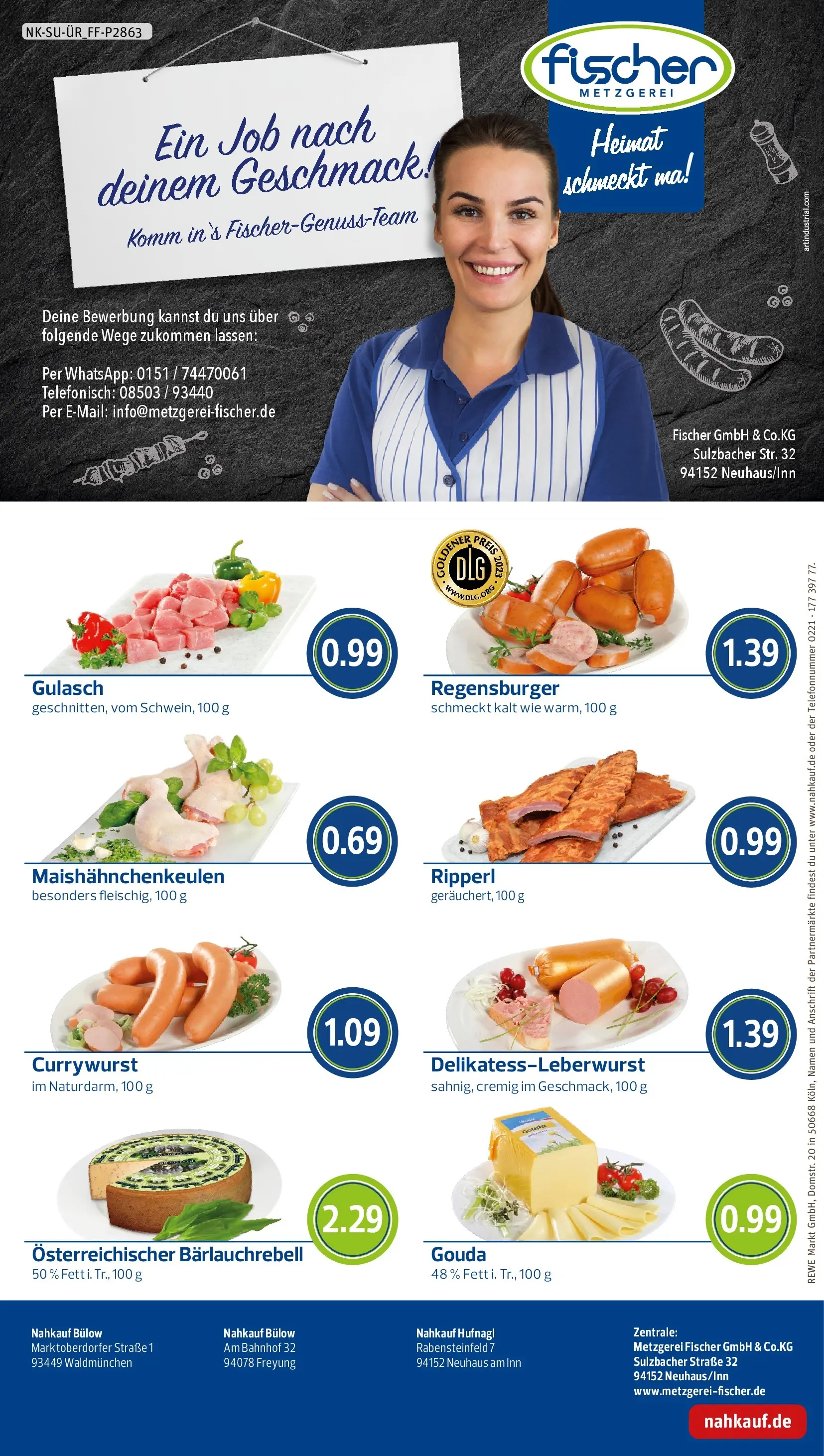 REWE Prospekt ab 20.04.2026 zum Blättern » Angebote | Seite: 8 | Produkte: Gouda, Gulasch