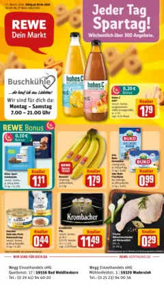 Rewe Prospekt Lippstadt / Bad Waldliesborn	 ab 20.04.2026 gültig | Seite: 1 | Produkte: Sony, Schokolade, Bad, Frischkase