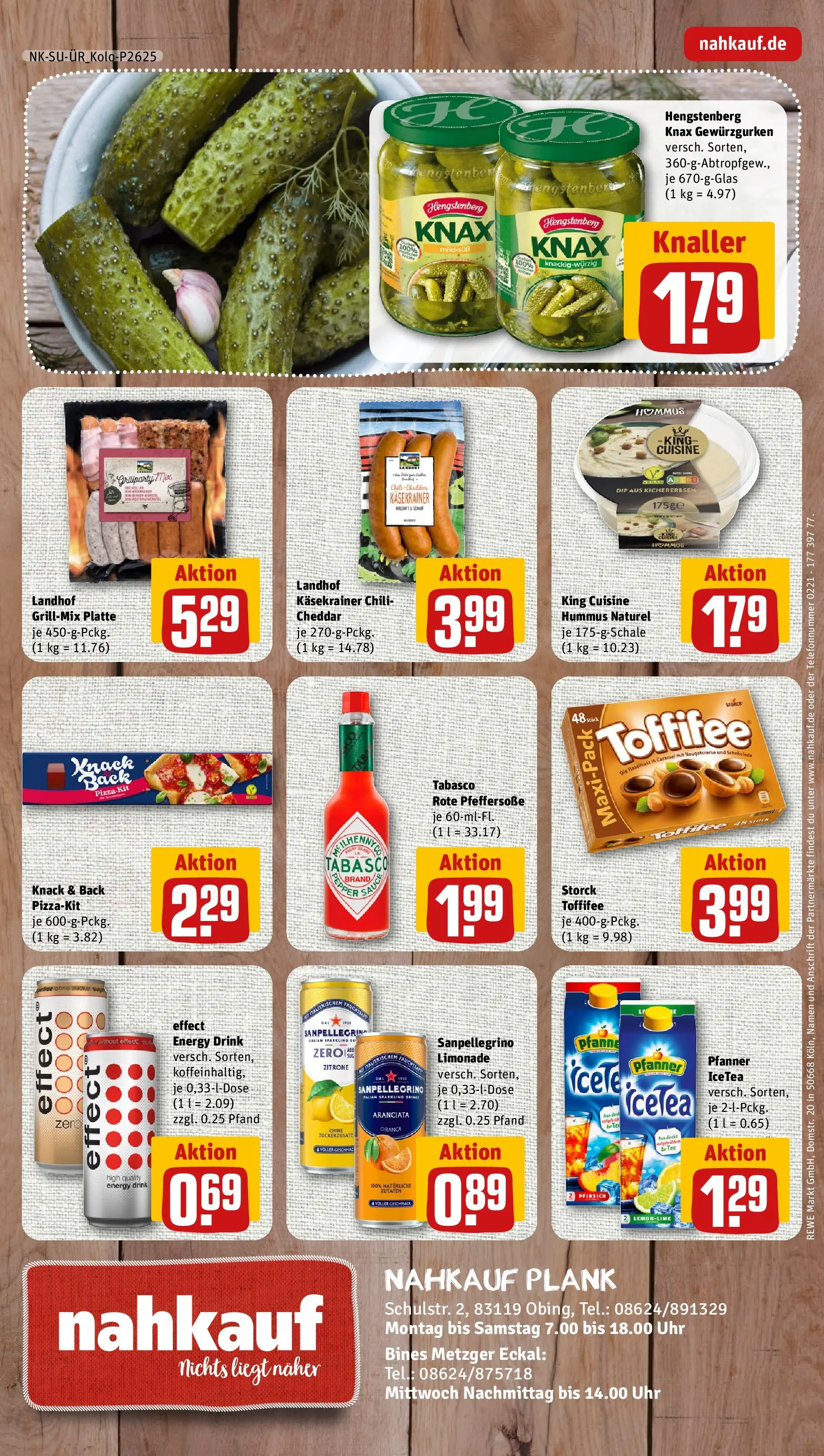 REWE Prospekt ab 20.04.2026 zum Blättern » Angebote | Seite: 8 | Produkte: Energy, Limonade, Toffifee, Uhr