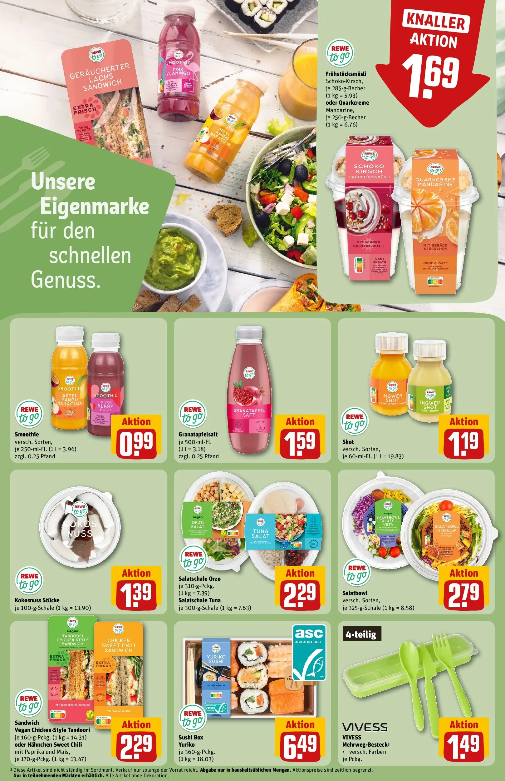 REWE Prospekt ab 20.04.2026 zum Blättern » Angebote | Seite: 25 | Produkte: Lachs, Paprika, Zitrone, Salat