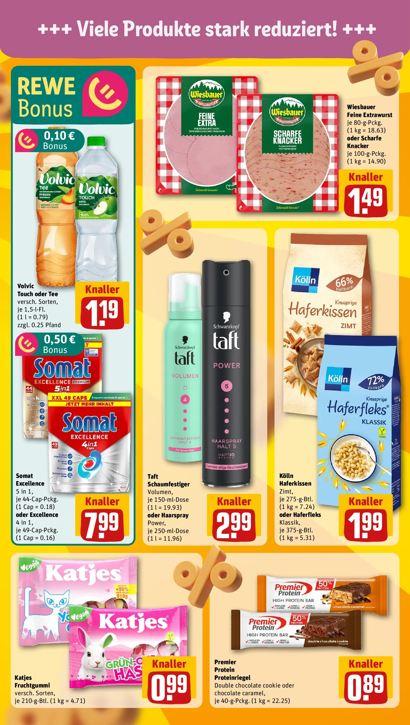 REWE Prospekt ab 20.04.2026 zum Blättern » Angebote | Seite: 7 | Produkte: Katjes, Äpfel, Haarspray, Tee