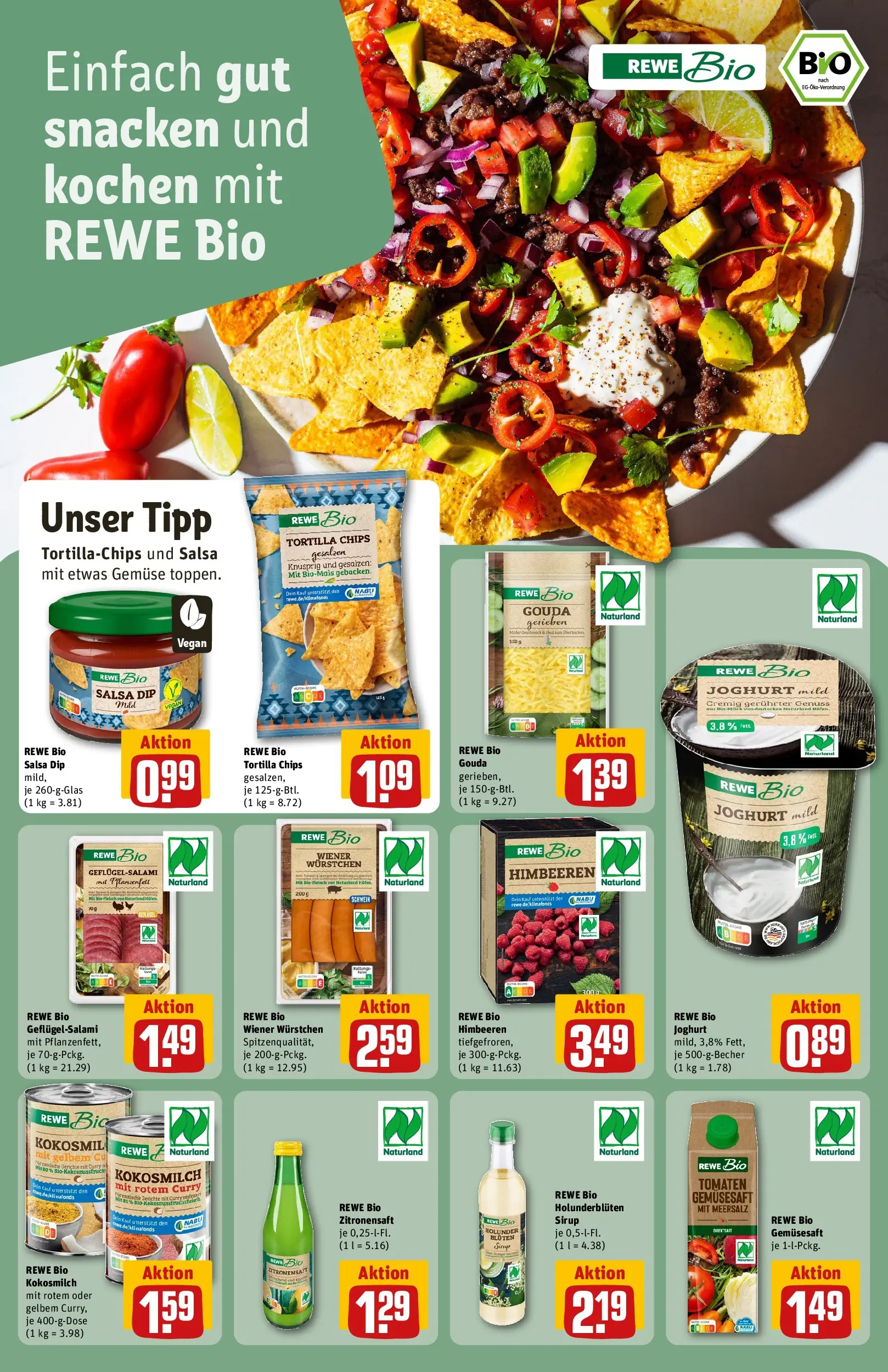 REWE Prospekt ab 20.04.2026 zum Blättern » Angebote | Seite: 18 | Produkte: Wiener wurstchen, Tomaten, Gemüse, Chips