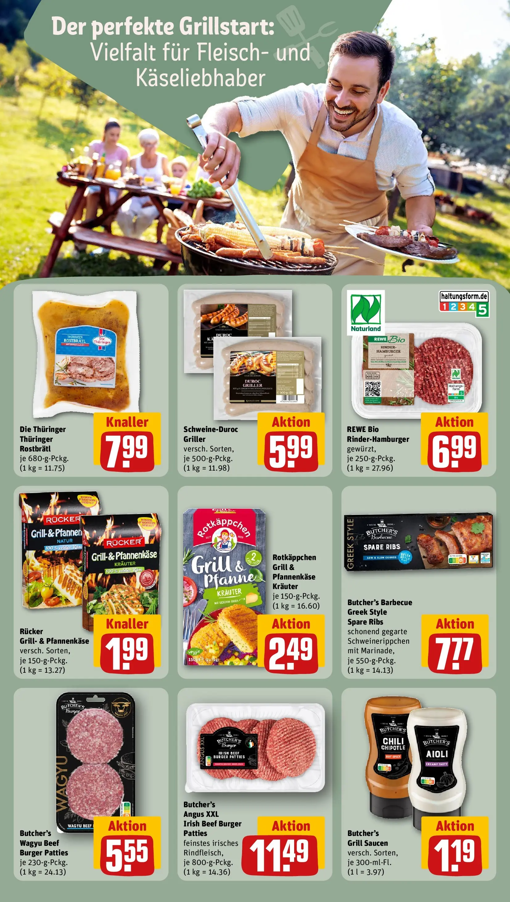 REWE Prospekt ab 20.04.2026 zum Blättern » Angebote | Seite: 12 | Produkte: Grill, Burger, Chili, Rotkäppchen