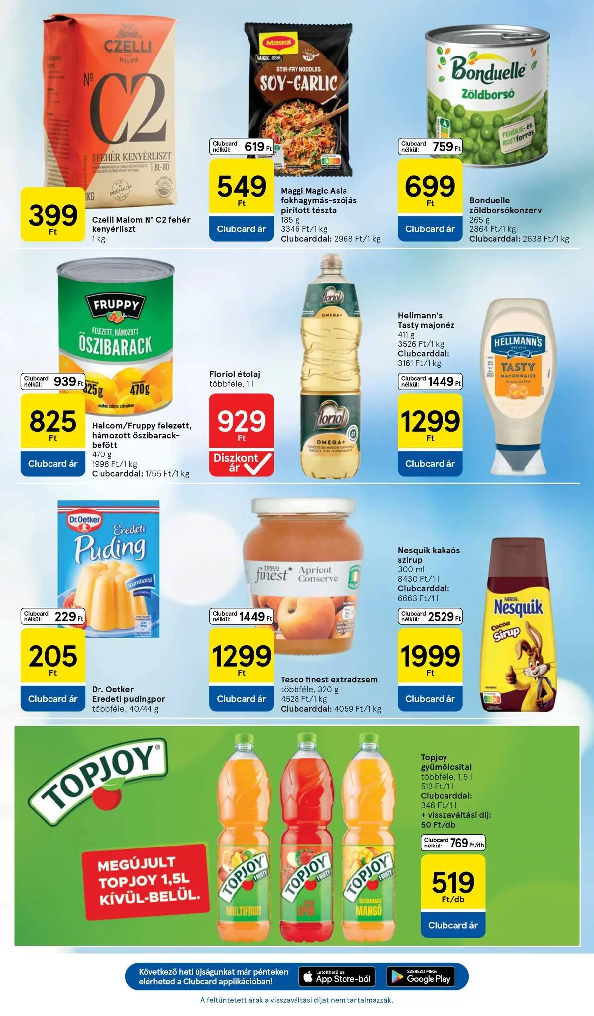 Tesco - Tesco újság érvényessége 2026.04.22-ig - 2026.04.15.-tól - online | Oldal: 21 | Termékek: Őszibarack, Étolaj, Tészta, Mangó