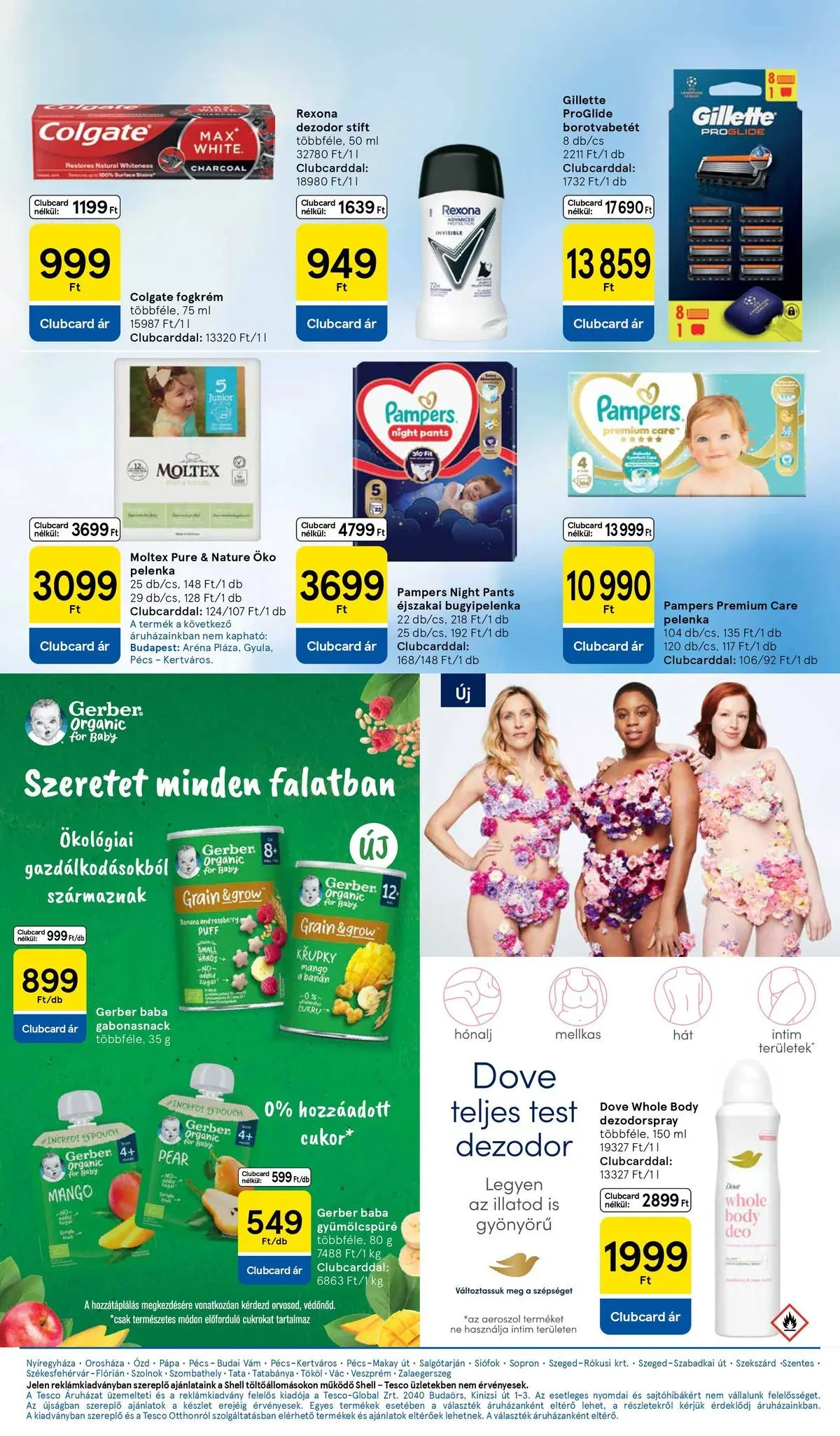 Tesco - Tesco újság érvényessége 2026.04.22-ig - 2026.04.15.-tól - online | Oldal: 27 | Termékek: Pampers, Stift, Fogkrém, Puff