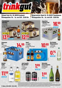 Trinkgut Prospekt Krumbach	 ab 20.04.2026 gültig