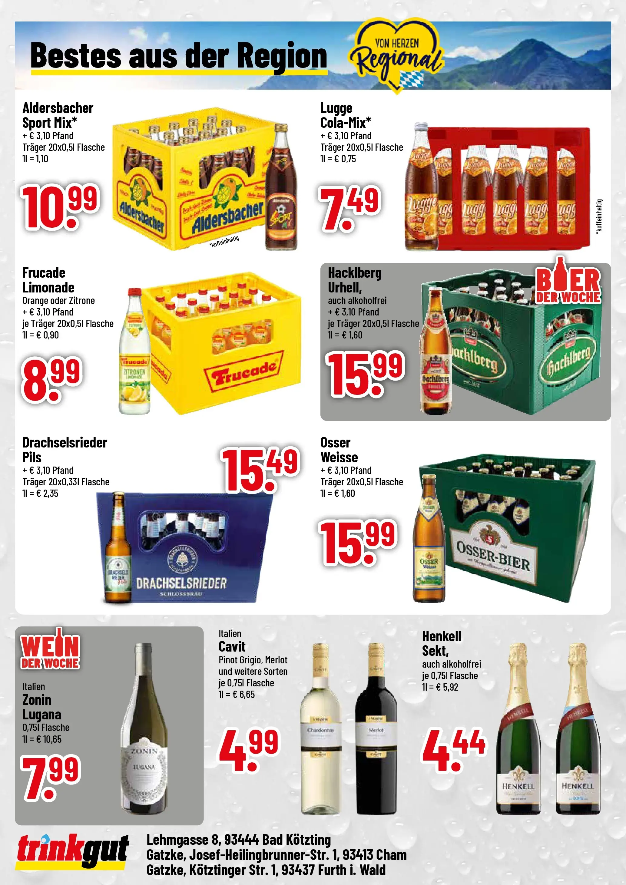 Trinkgut Prospekt Cham	 (ab 20.04.2026) » Angebote online | Seite: 4 | Produkte: Pils, Limonade, Wein, Zitronen