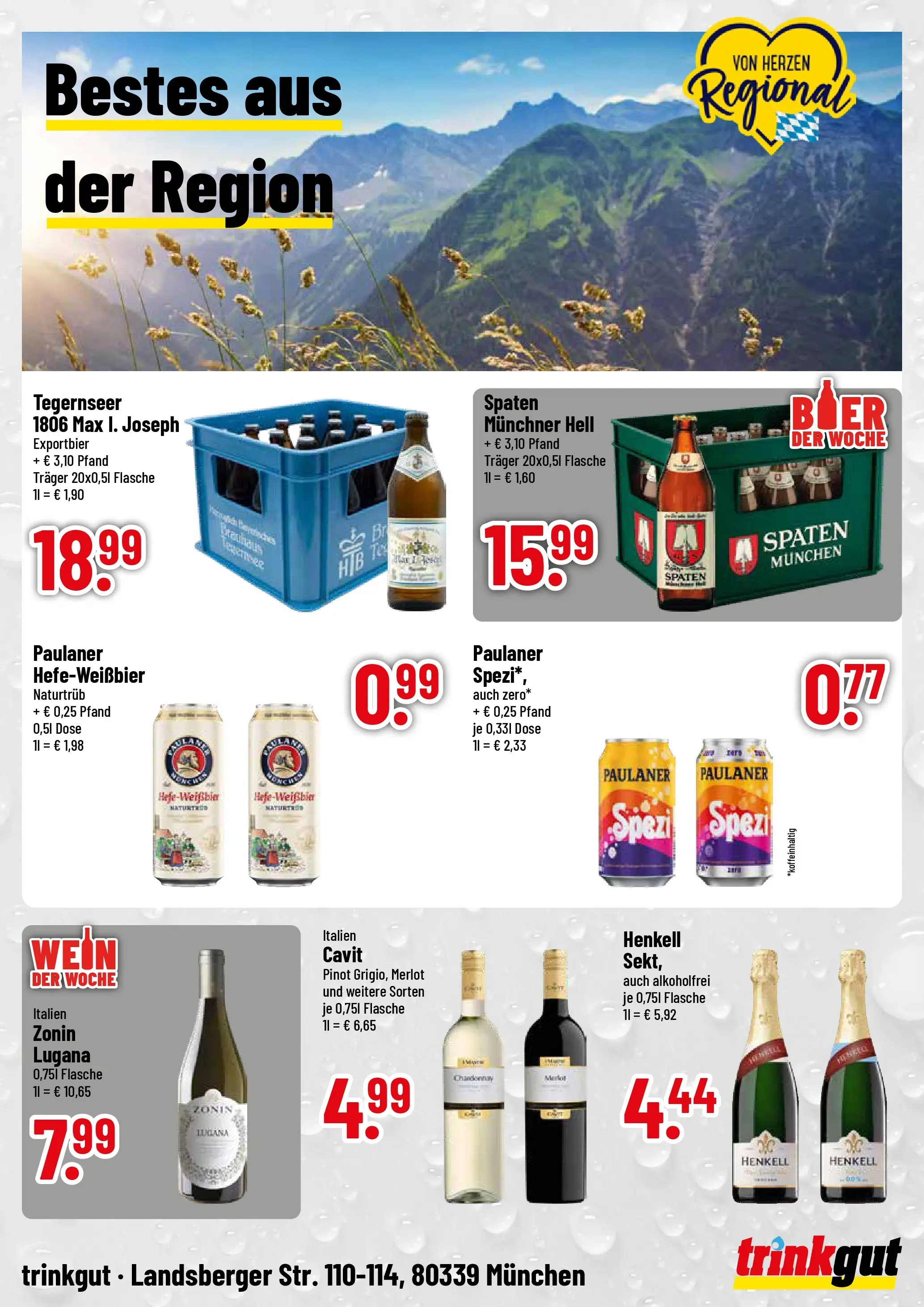 Trinkgut Prospekt München	 (ab 20.04.2026) » Angebote online | Seite: 4 | Produkte: Merlot, Wein, Paulaner