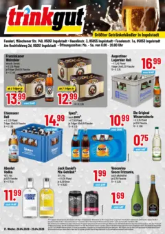 Trinkgut Prospekt Ingolstadt	 ab 20.04.2026 gültig