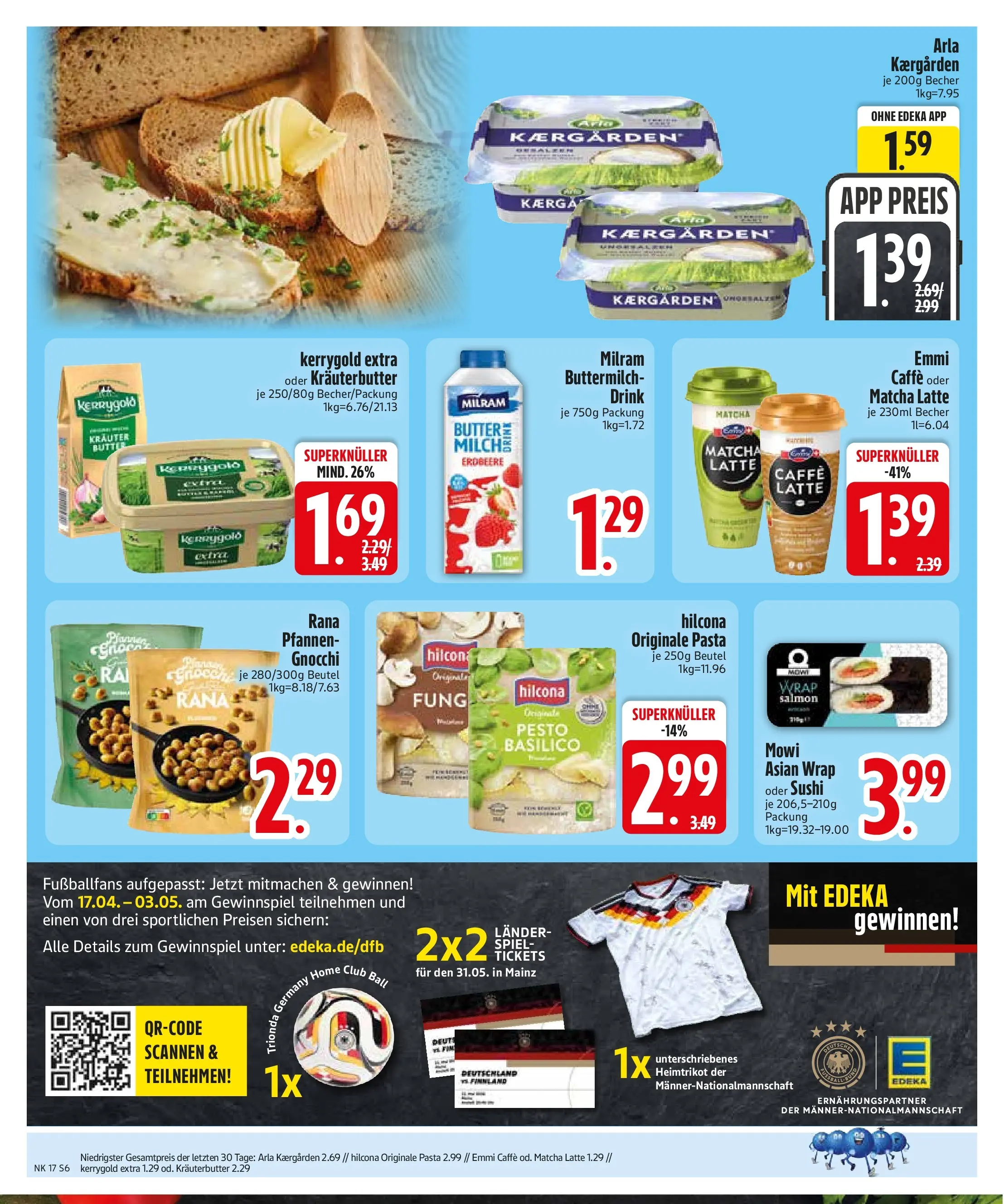 Edeka prospekt Vohburg	 (ab 20.04.2026) » Angebote Online | Seite: 8 | Produkte: Butter, Kräuterbutter, Milram, Pasta