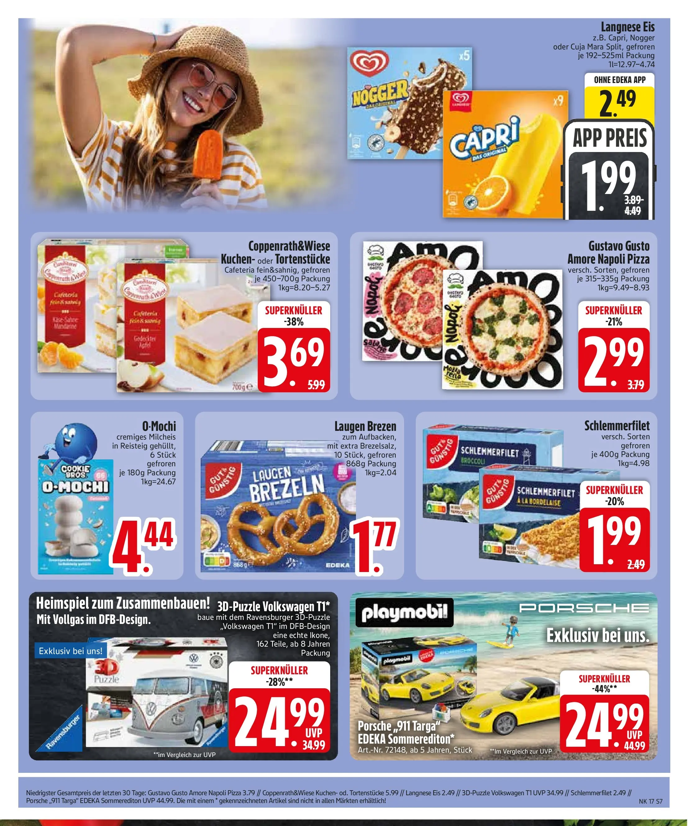 Edeka prospekt Vohburg	 (ab 20.04.2026) » Angebote Online | Seite: 9 | Produkte: Gustavo gusto, Pizza, Kuchen, Eis