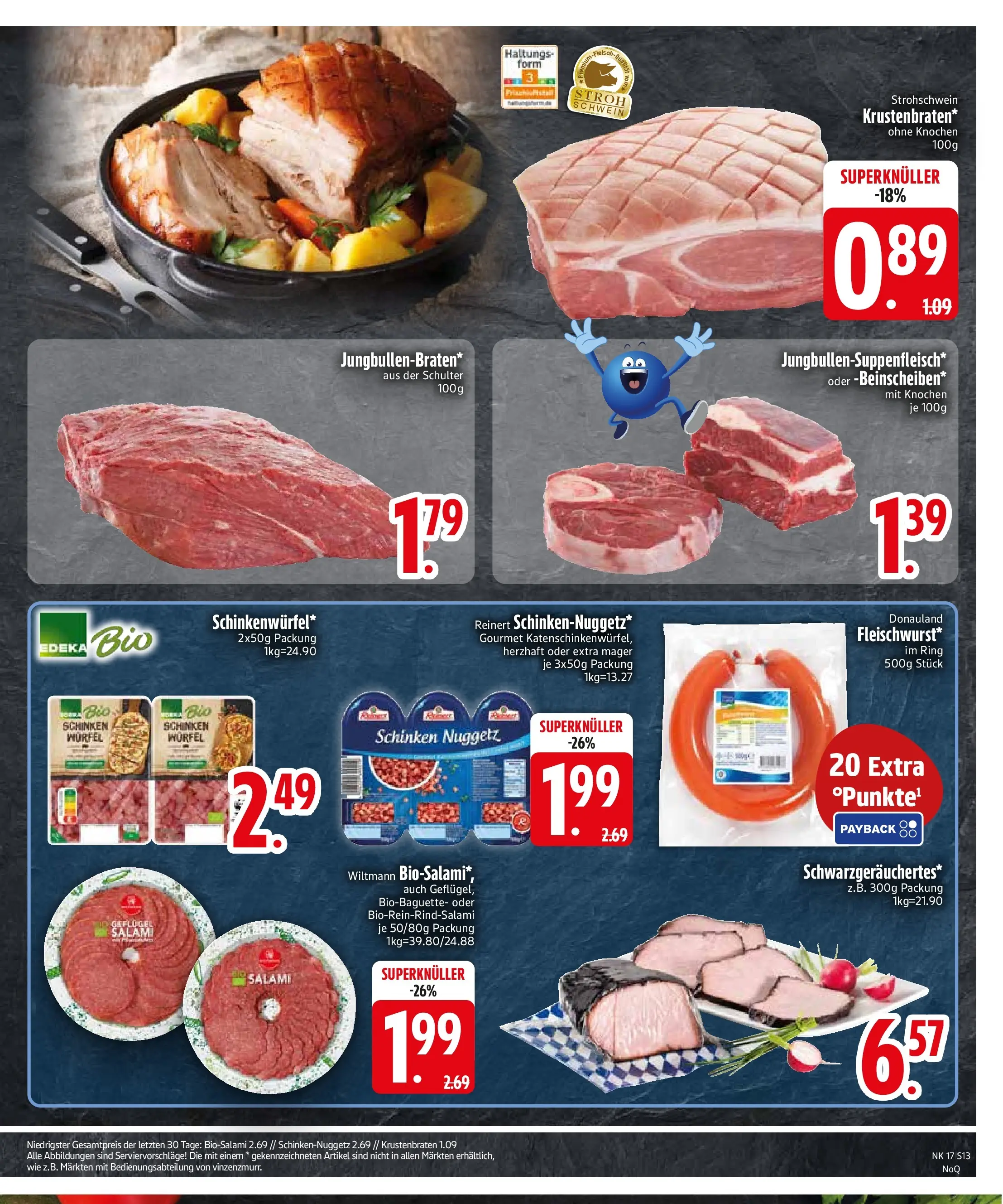 Edeka prospekt Vohburg	 (ab 20.04.2026) » Angebote Online | Seite: 15 | Produkte: Krustenbraten, Salami, Schinken