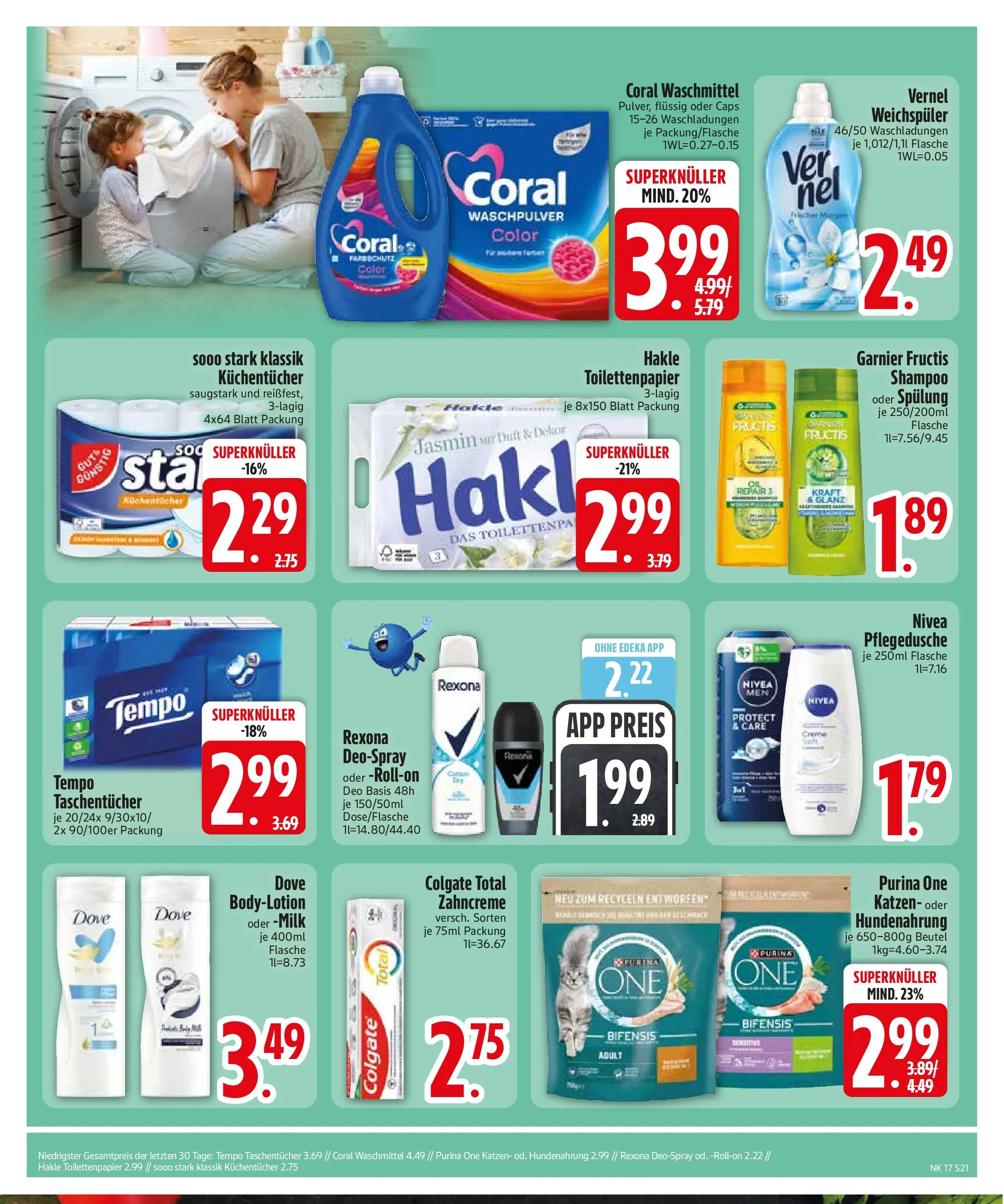 Edeka prospekt Vohburg	 (ab 20.04.2026) » Angebote Online | Seite: 23 | Produkte: Waschpulver, Weichspüler, Waschmittel, Toilettenpapier