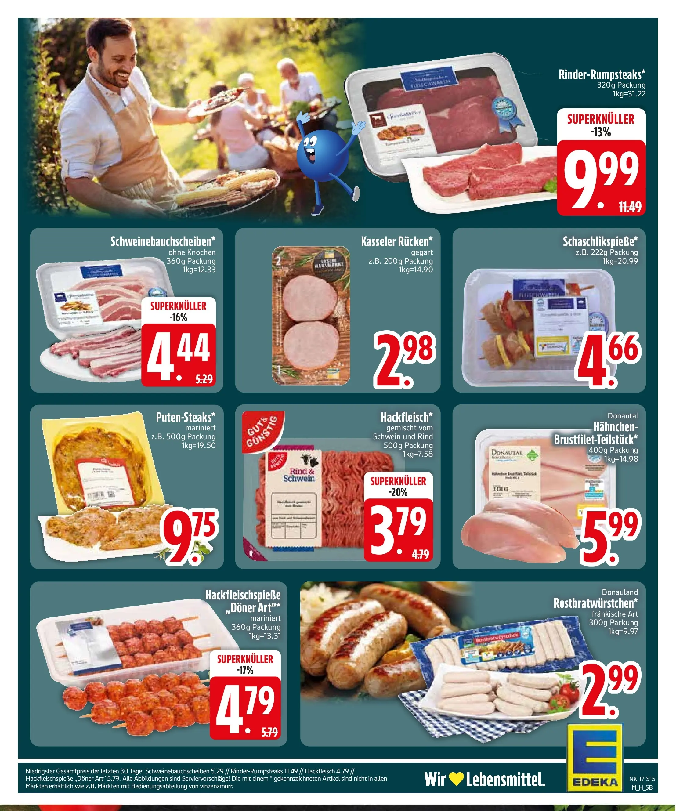 Edeka prospekt München	 (ab 20.04.2026) » Angebote Online | Seite: 17 | Produkte: Hahnchen, Hackfleisch
