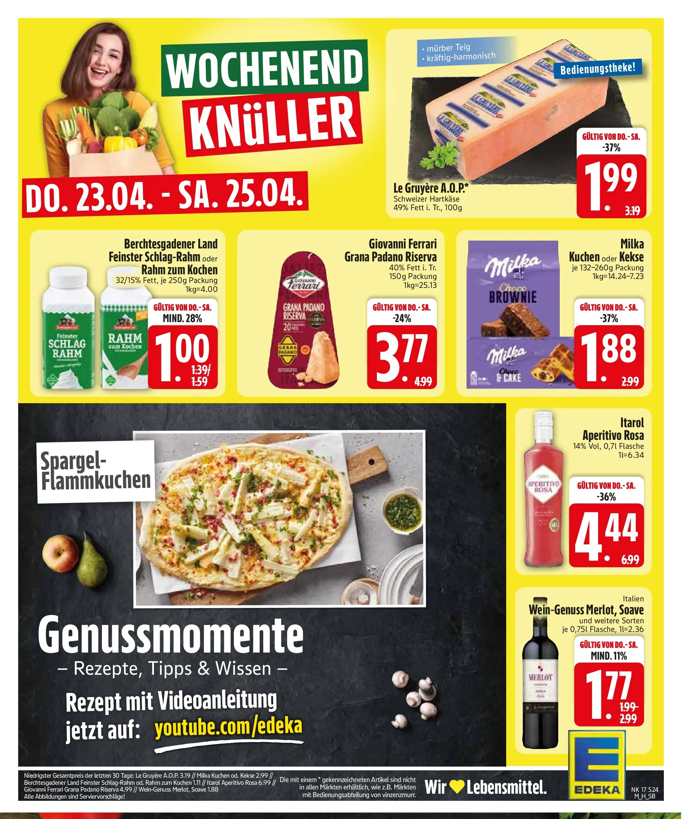 Edeka prospekt München	 (ab 20.04.2026) » Angebote Online | Seite: 26 | Produkte: Merlot, Spargel, Milka, Kekse