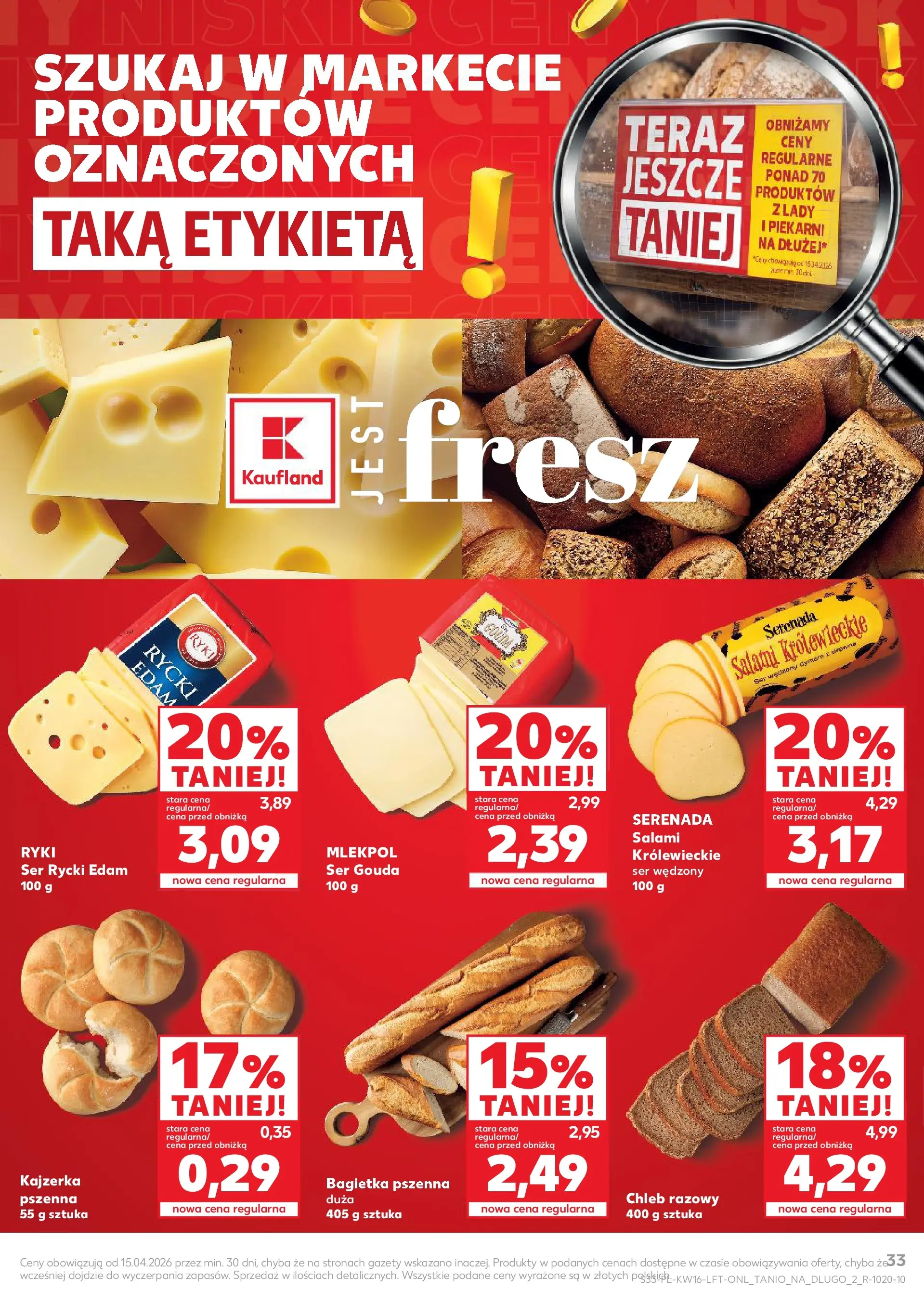 Kaufland - Kaufland Gazetka Tygodnia ważna do 22.04 od 15.04.2026 - od jutra PDF | Strona: 33