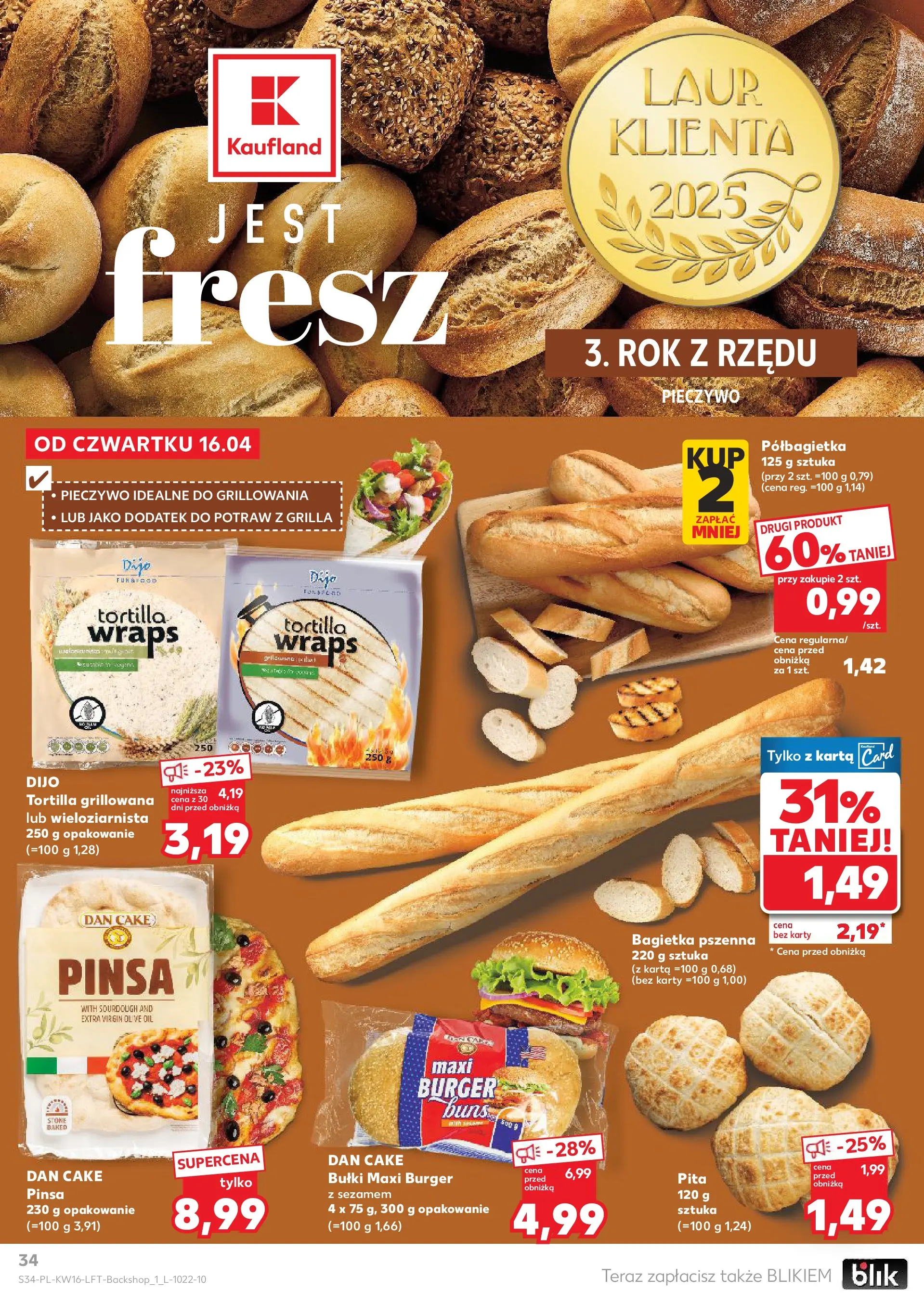 Kaufland - Kaufland Gazetka Tygodnia ważna do 22.04 od 15.04.2026 - od jutra PDF | Strona: 34