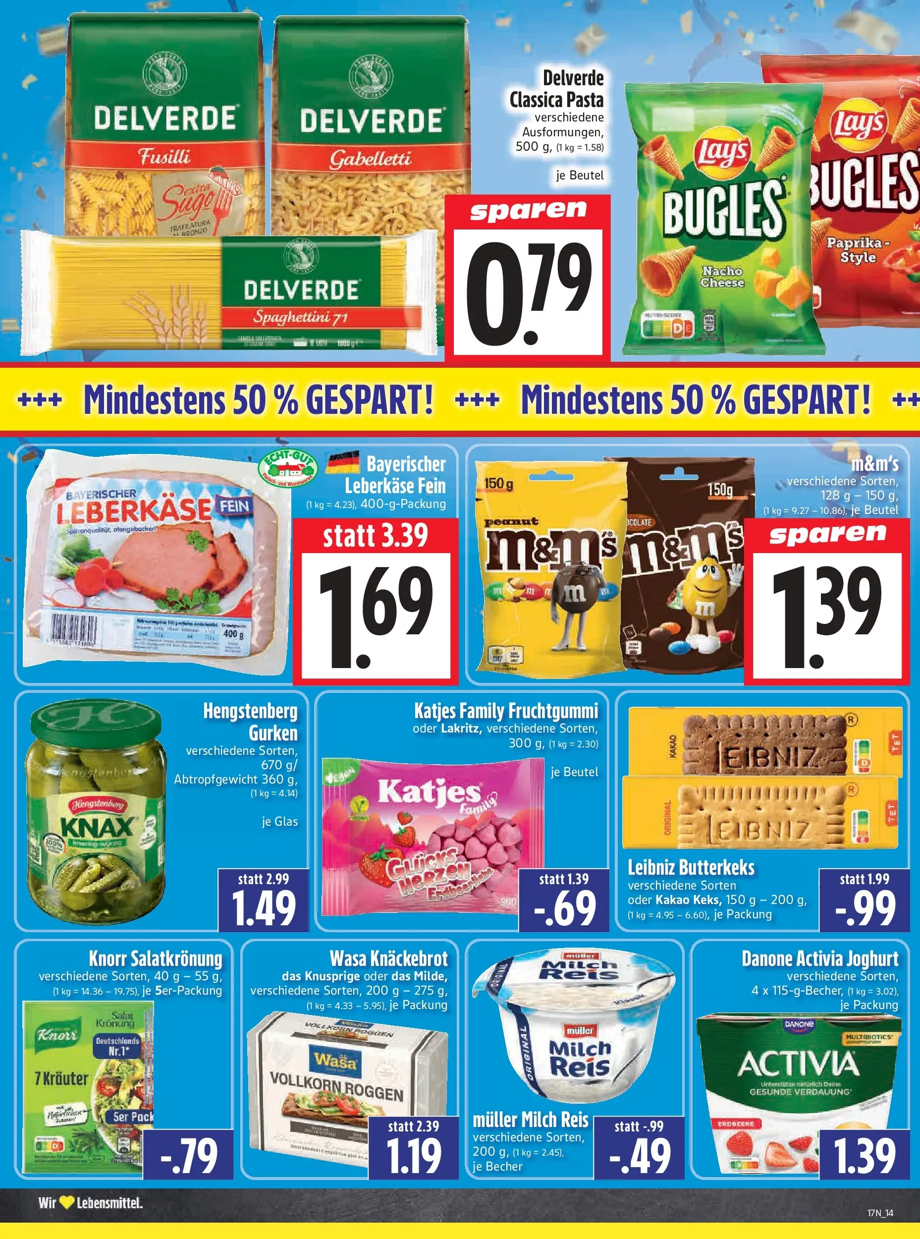 Angebote - Edeka Hahner: Wochenangebote (ab 19.04.2026) zum Blättern | Seite: 18 | Produkte: Danone activia, Joghurt, Katjes, Paprika