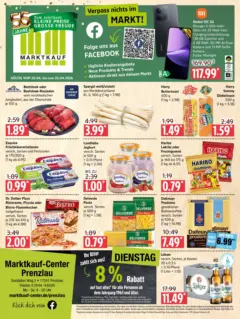 Marktkauf Prospekt Prenzlau	 ab 20.04.2026 gültig | Seite: 3 | Produkte: Bananen, Tomaten, Milram, Erdbeeren