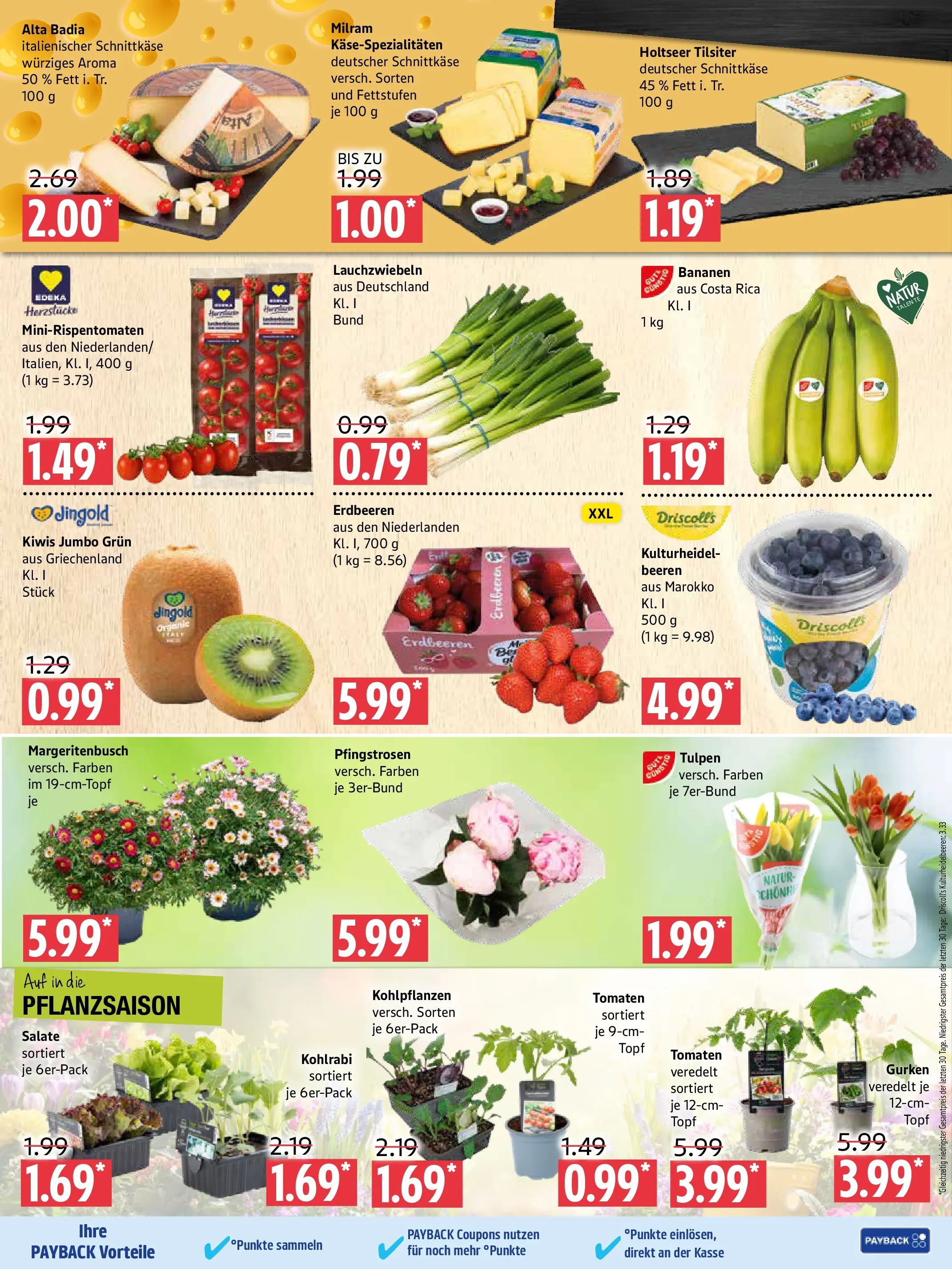 Marktkauf Prospekt Prenzlau	 (ab 20.04.2026) » Angebote online | Seite: 3 | Produkte: Bananen, Milram, Erdbeeren, Gurken