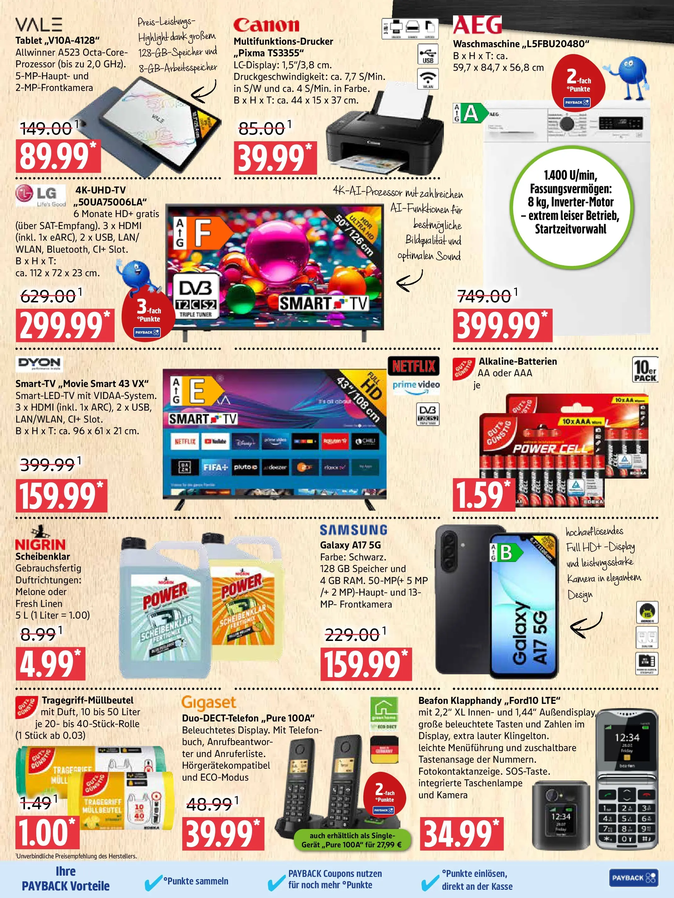 Marktkauf Prospekt Prenzlau	 (ab 20.04.2026) » Angebote online | Seite: 9 | Produkte: Samsung, Smart TV, Tablet, Video