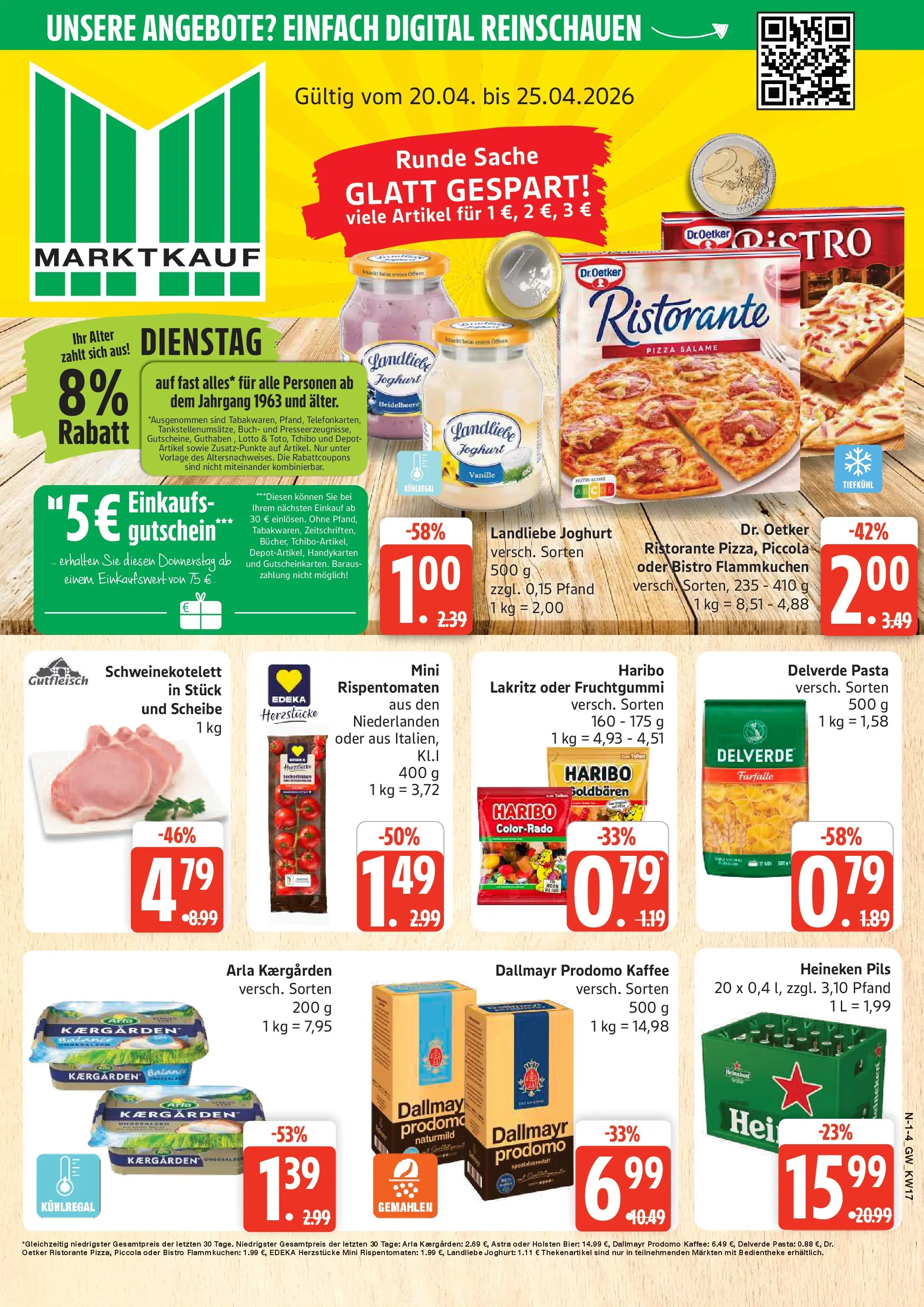 Angebote (ab 20.04.2026) » Angebote Online | Seite: 1 | Produkte: Ristorante, Bier, Astra, Holsten