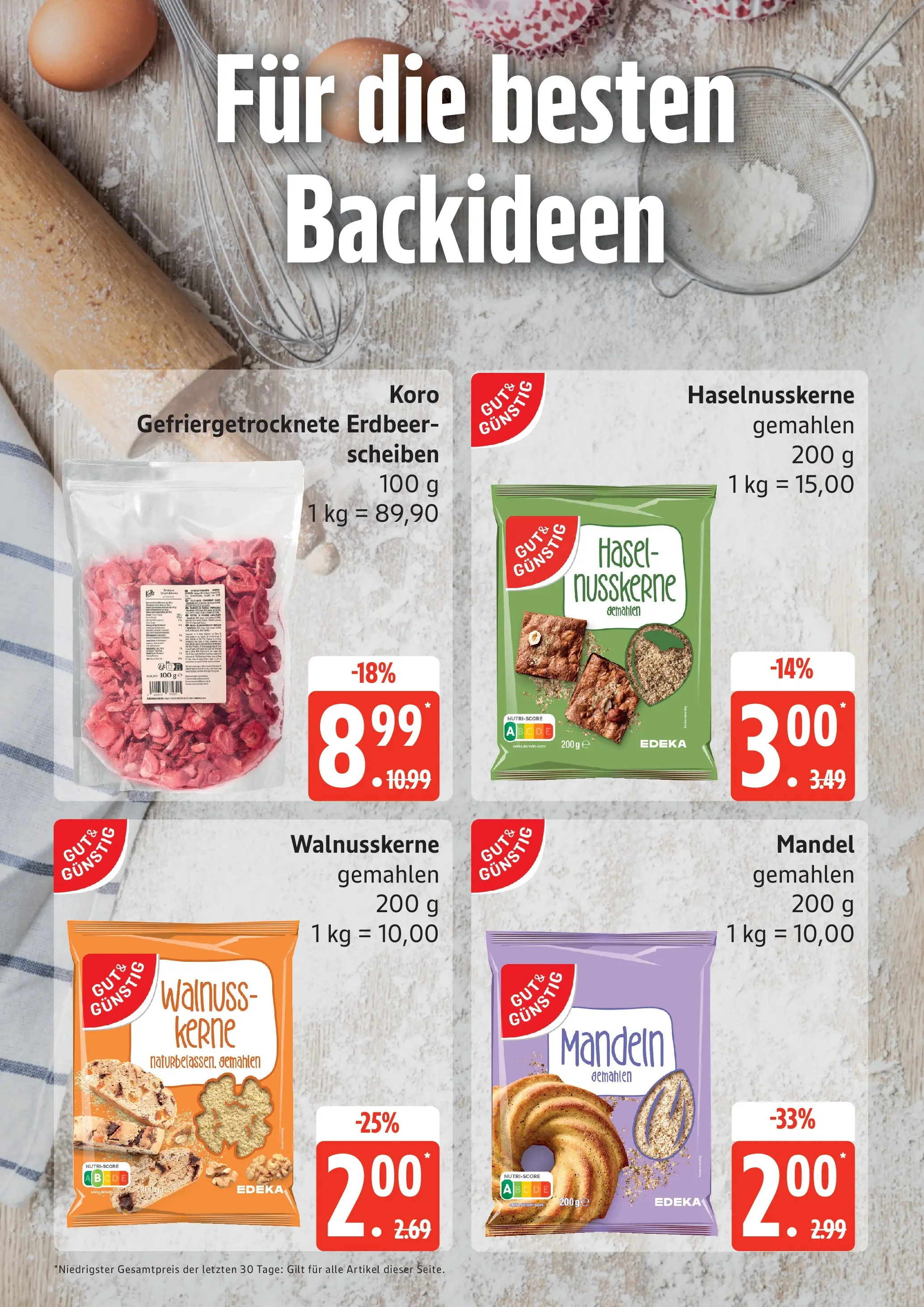 Edeka prospekt Neu Wulmstorf	 (ab 20.04.2026) » Angebote Online | Seite: 17 | Produkte: Mandeln