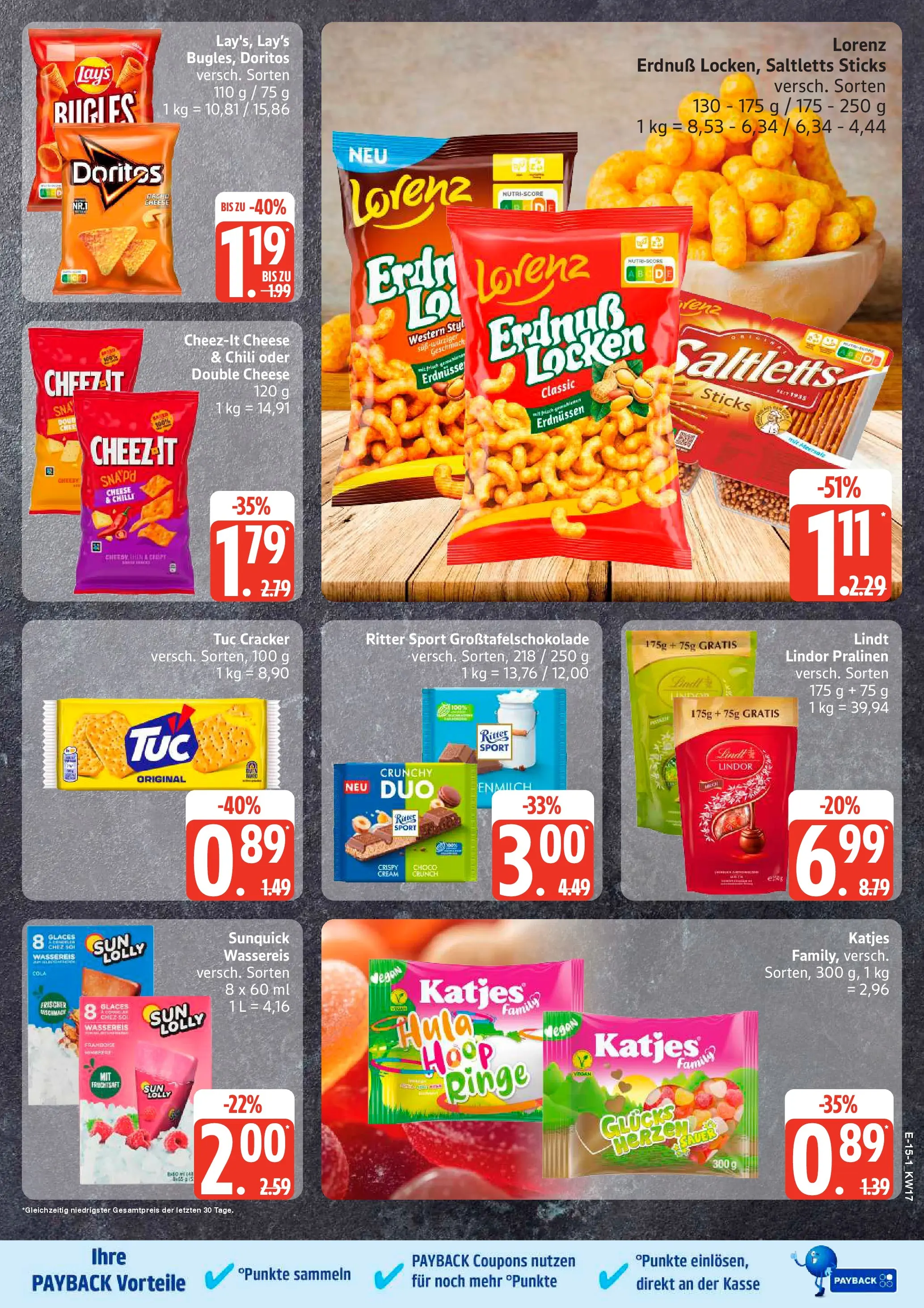 Edeka prospekt Neu Wulmstorf	 (ab 20.04.2026) » Angebote Online | Seite: 19 | Produkte: Erdnüsse, Katjes, Chili, Lindt