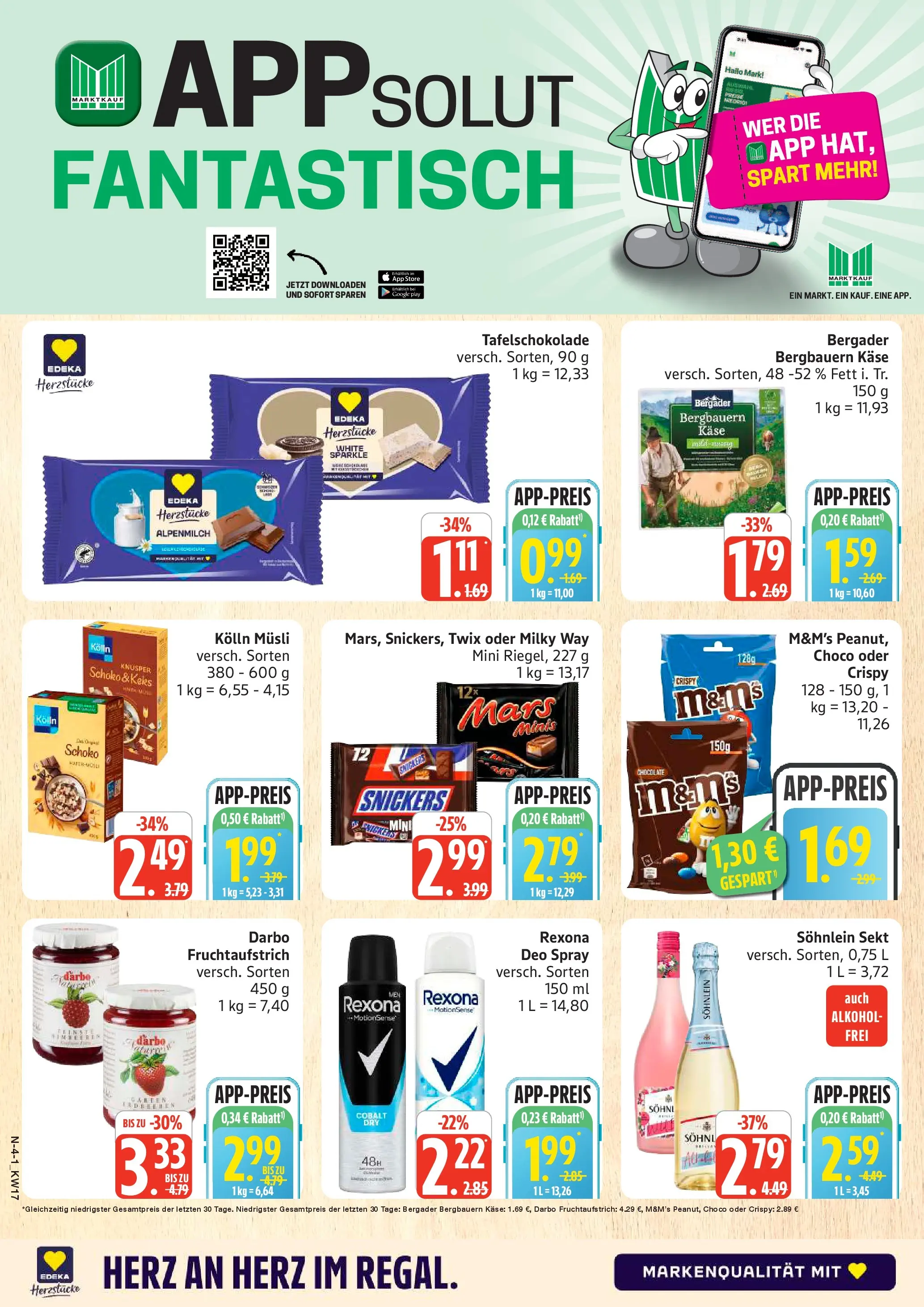 Marktkauf Prospekt Cuxhaven	 (ab 20.04.2026) » Angebote online | Seite: 4 | Produkte: Kolln, Sekt, Snickers, Twix