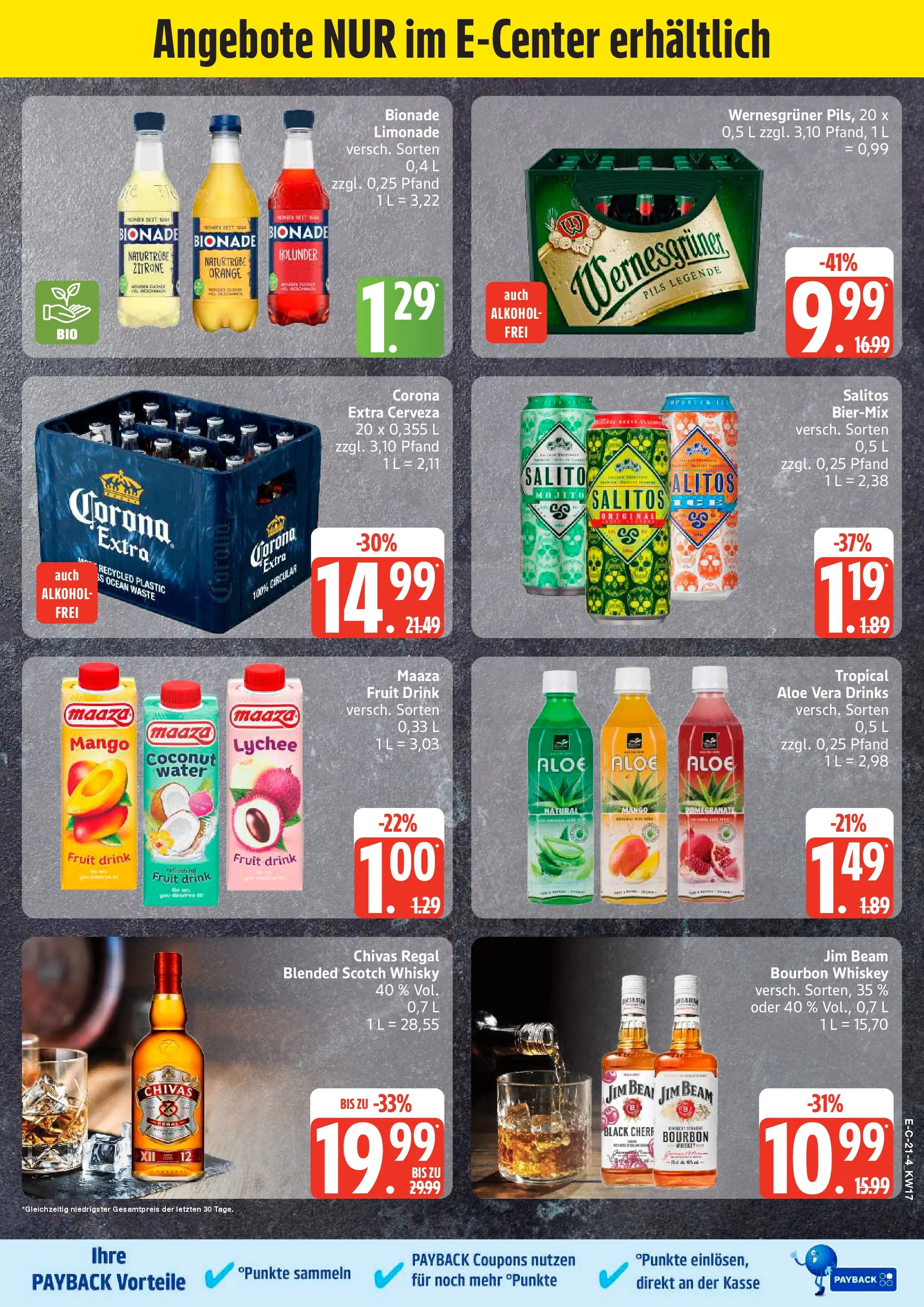 Angebote (ab 20.04.2026) » Angebote online | Seite: 27 | Produkte: Whisky, Wernesgruner, Zitrone, Bourbon