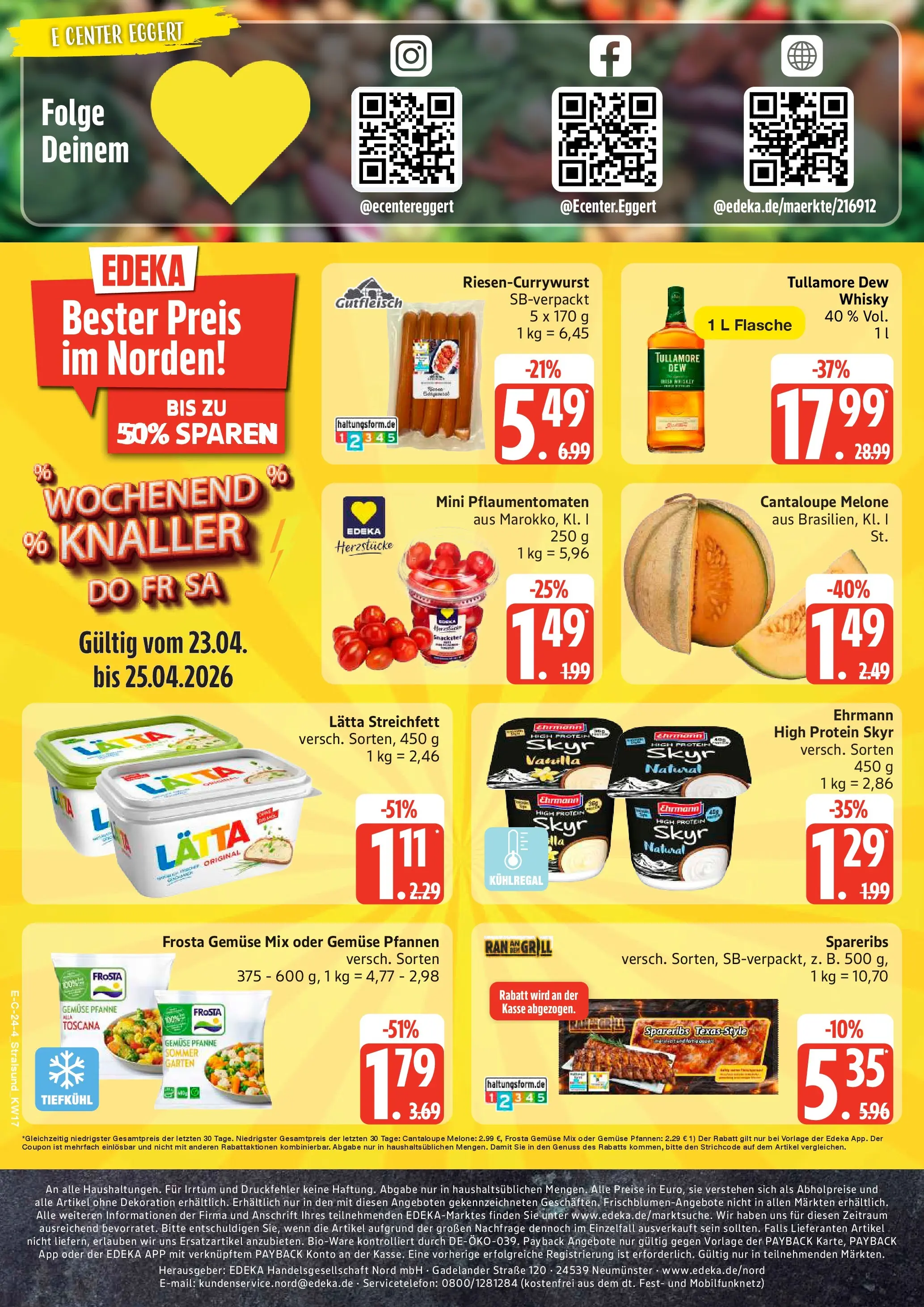 Angebote (ab 20.04.2026) » Angebote online | Seite: 30 | Produkte: Frosta, Skyr, Gemüse, Whiskey
