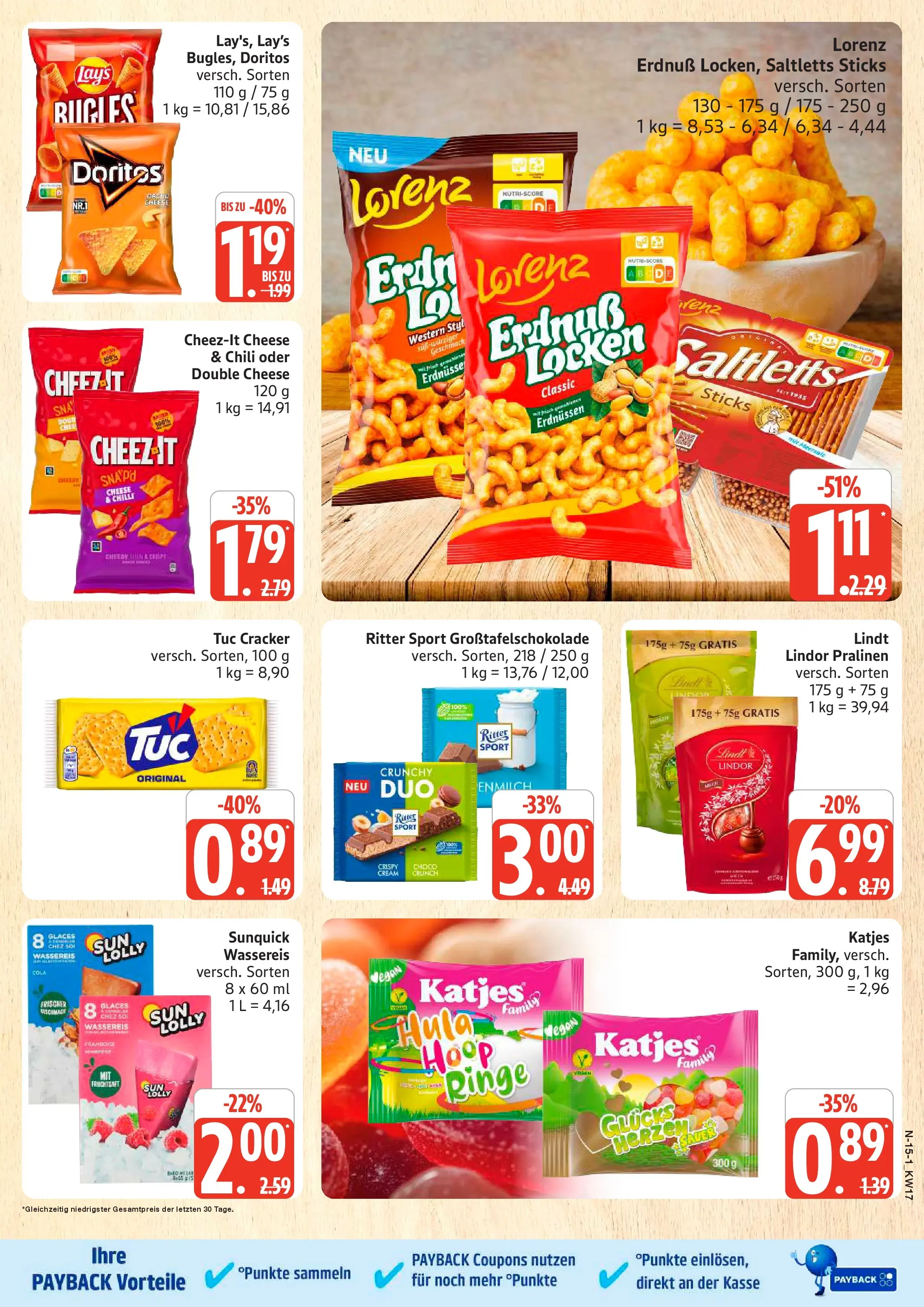 Marktkauf Prospekt Cuxhaven	 (ab 20.04.2026) » Angebote online | Seite: 15 | Produkte: Erdnüsse, Cola, Ritter sport, Lindt
