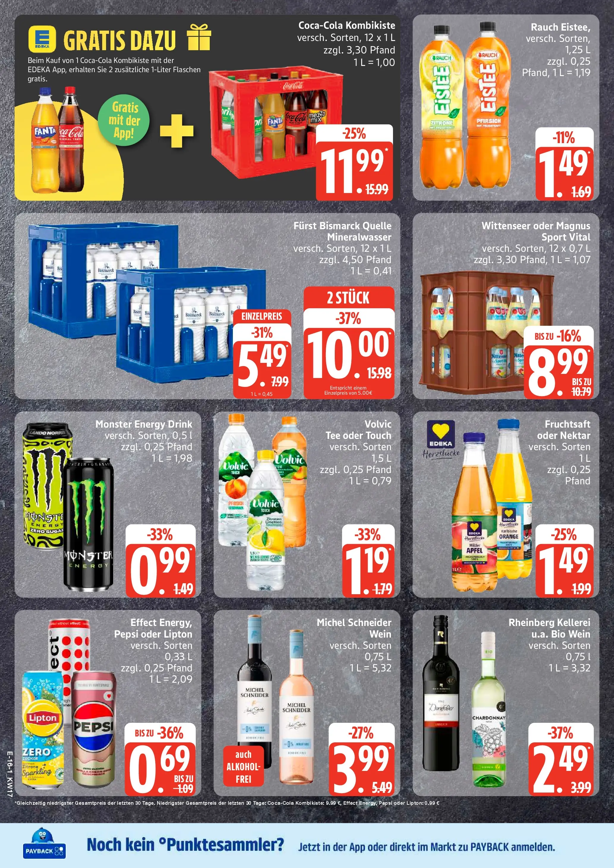 Edeka prospekt Neu Wulmstorf	 (ab 20.04.2026) » Angebote Online | Seite: 21 | Produkte: Fanta, Volvic tee, Pepsi, Tee