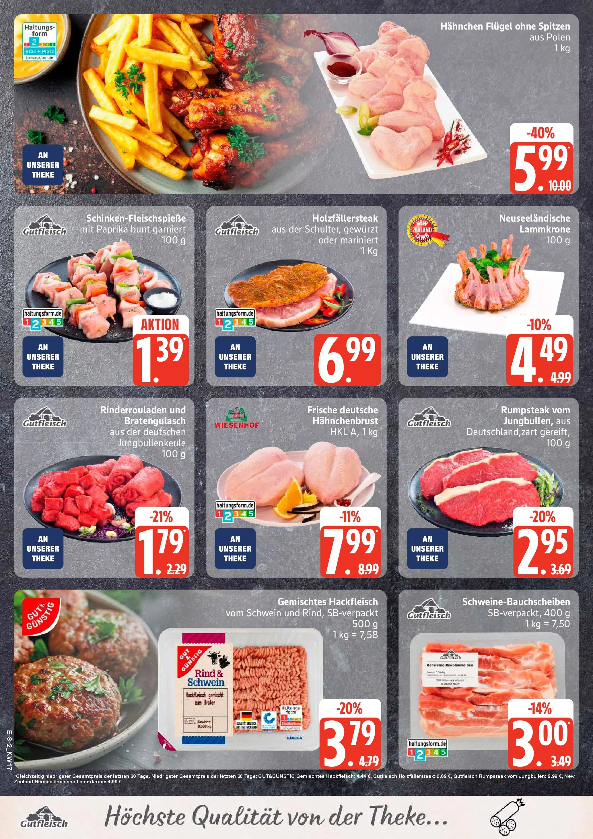 Edeka prospekt Großenwiehe	 (ab 20.04.2026) » Angebote Online | Seite: 11 | Produkte: Gewicht, Hahnchen, Paprika, Hahnchenbrust