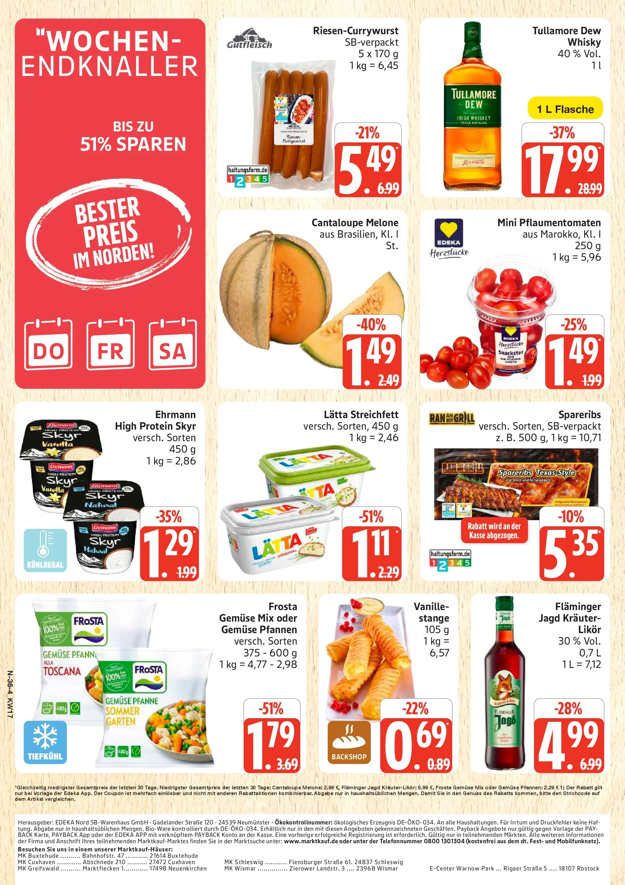 Angebote (ab 20.04.2026) » Angebote Online | Seite: 36 | Produkte: Skyr, Gemüse, Melone, Lätta