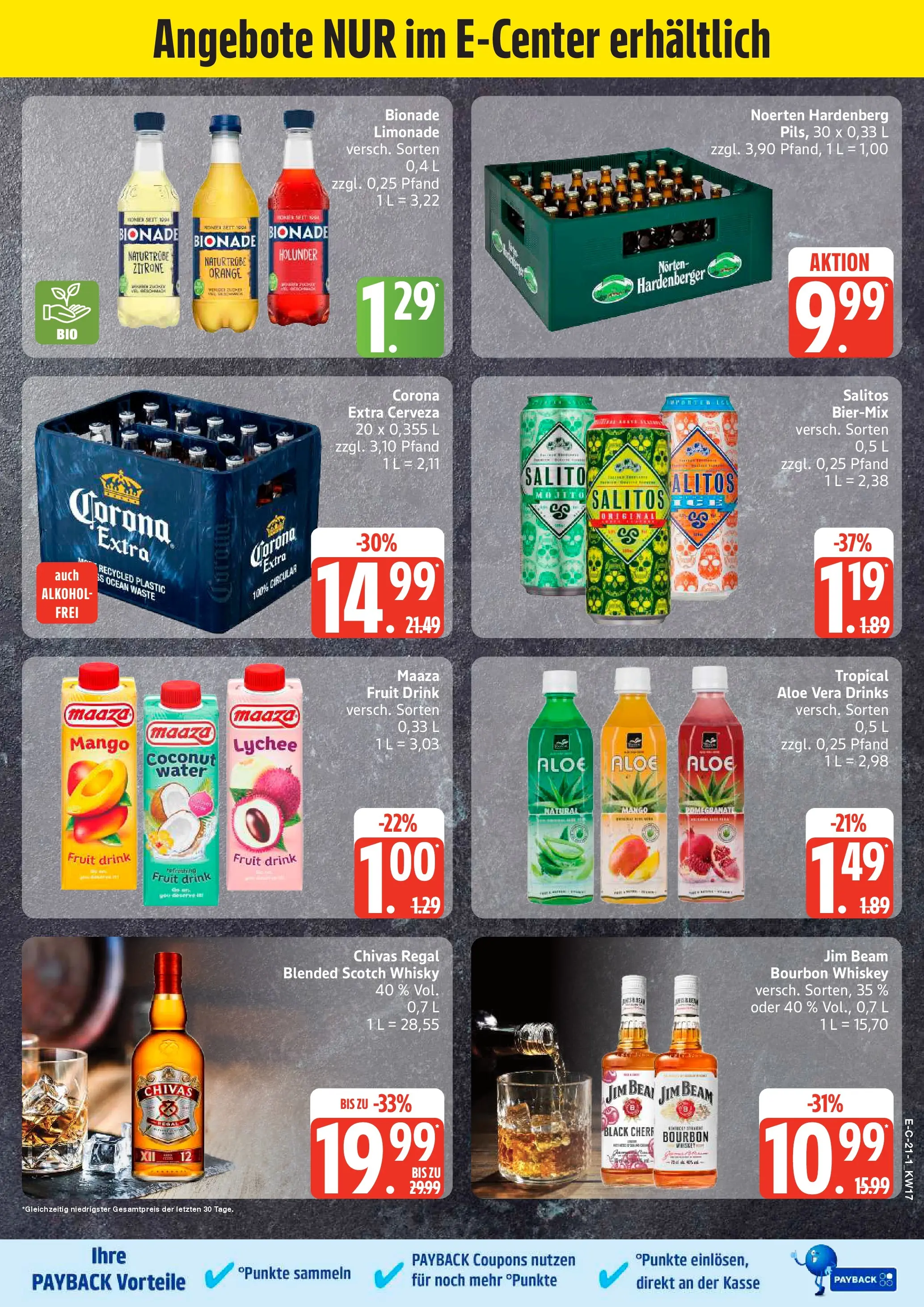 Edeka prospekt Elmshorn	 (ab 20.04.2026) » Angebote Online | Seite: 27 | Produkte: Jim beam, Limonade, Bionade, Bourbon