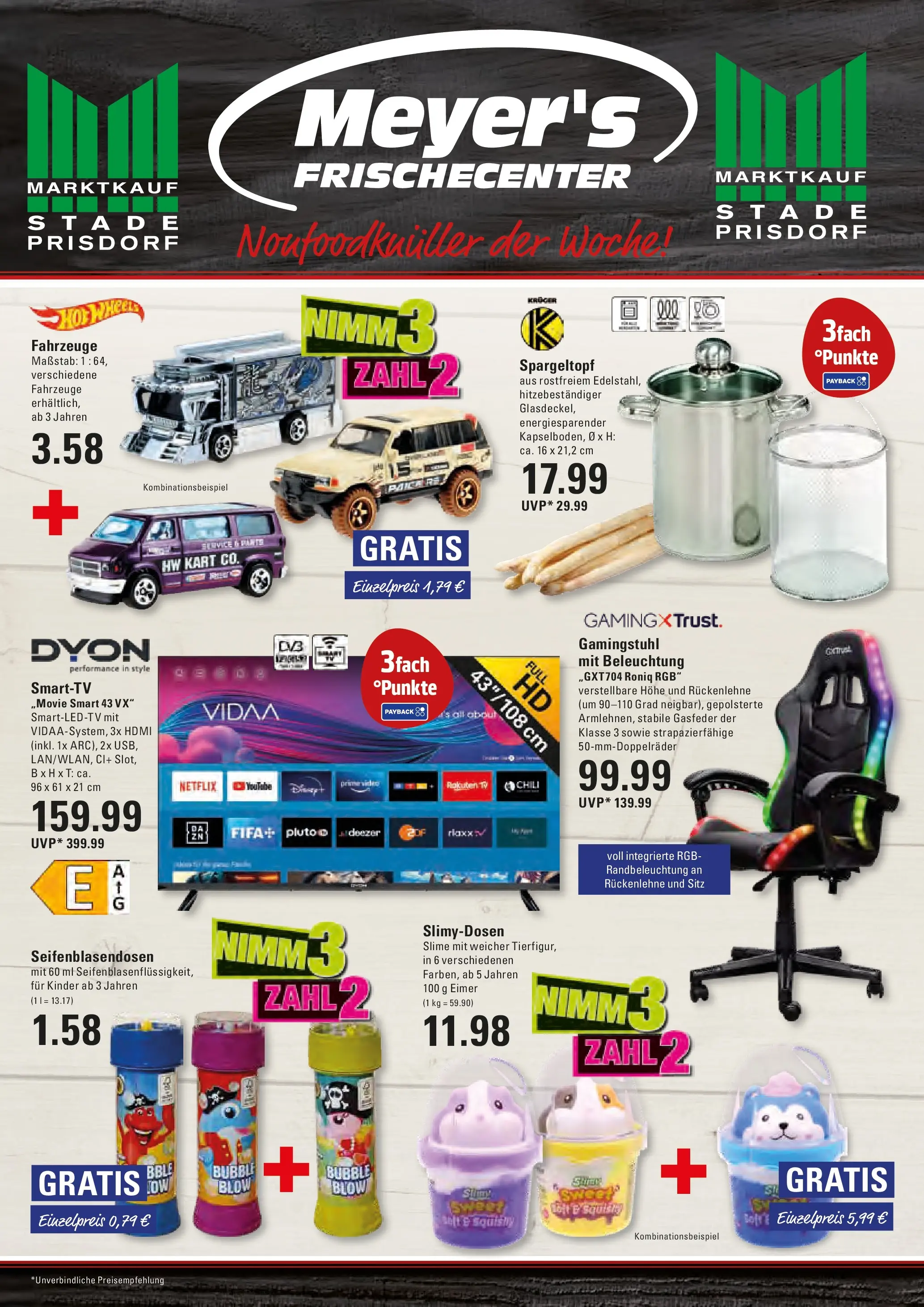 Marktkauf Prospekt Stade	 (ab 20.04.2026) » Angebote online | Seite: 16 | Produkte: Gamingstuhl, Chili, Video