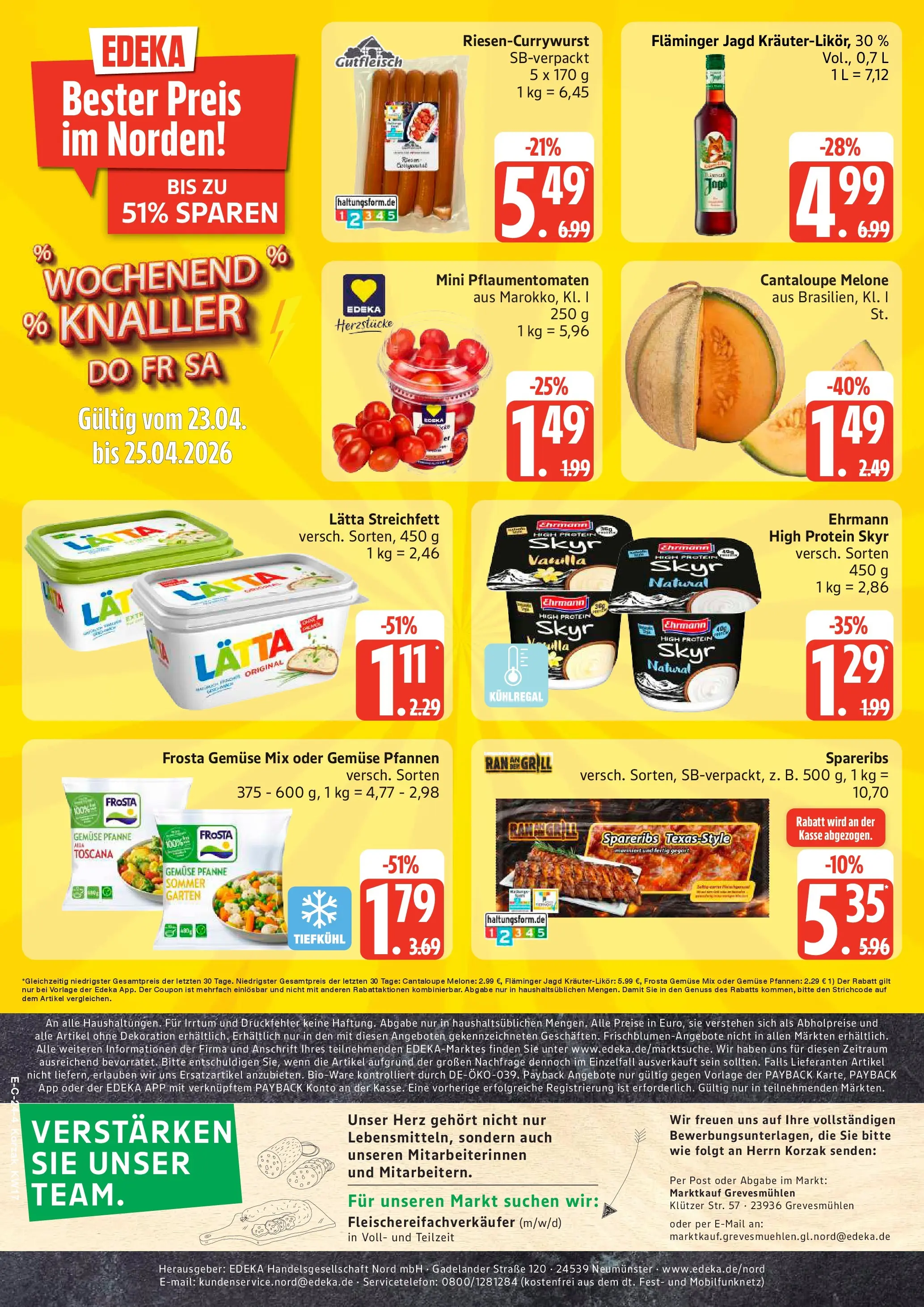 Angebote (ab 20.04.2026) » Angebote Online | Seite: 30 | Produkte: Grill, Frosta, Gemüse, Melone