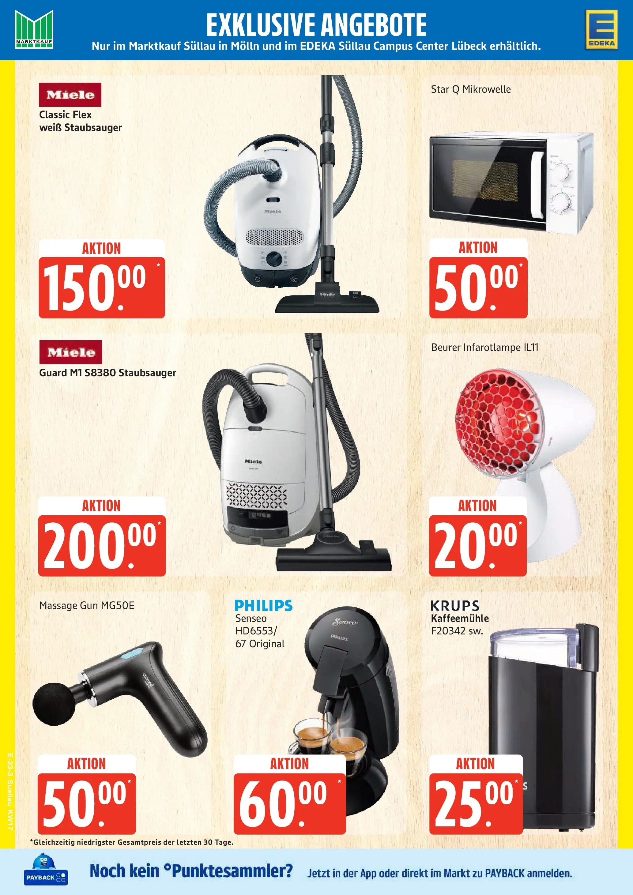 Edeka prospekt Ratzeburg	 (ab 20.04.2026) » Angebote Online | Seite: 29 | Produkte: Miele, Krups, Mikrowelle, Staubsauger