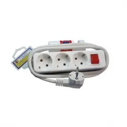 Разклонител със защита ЕТС 3X16A 3M С КЛЮЧ И ЗАЩИТА 73931