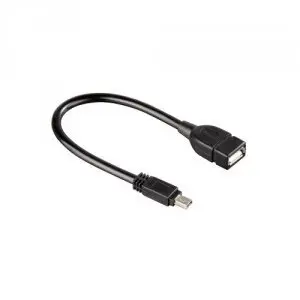 Кабел Hama 39626 OTG MINI-B USB M - A USB 2.0 Ж