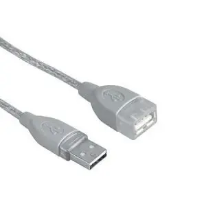 Кабел Hama 45027 A-USB M - A-USB Ж 1,8М
