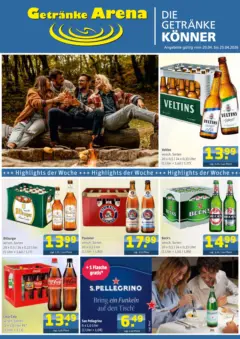 Angebote - Getränke Arena: Getränkeangebote ab 19.04.2026 gültig