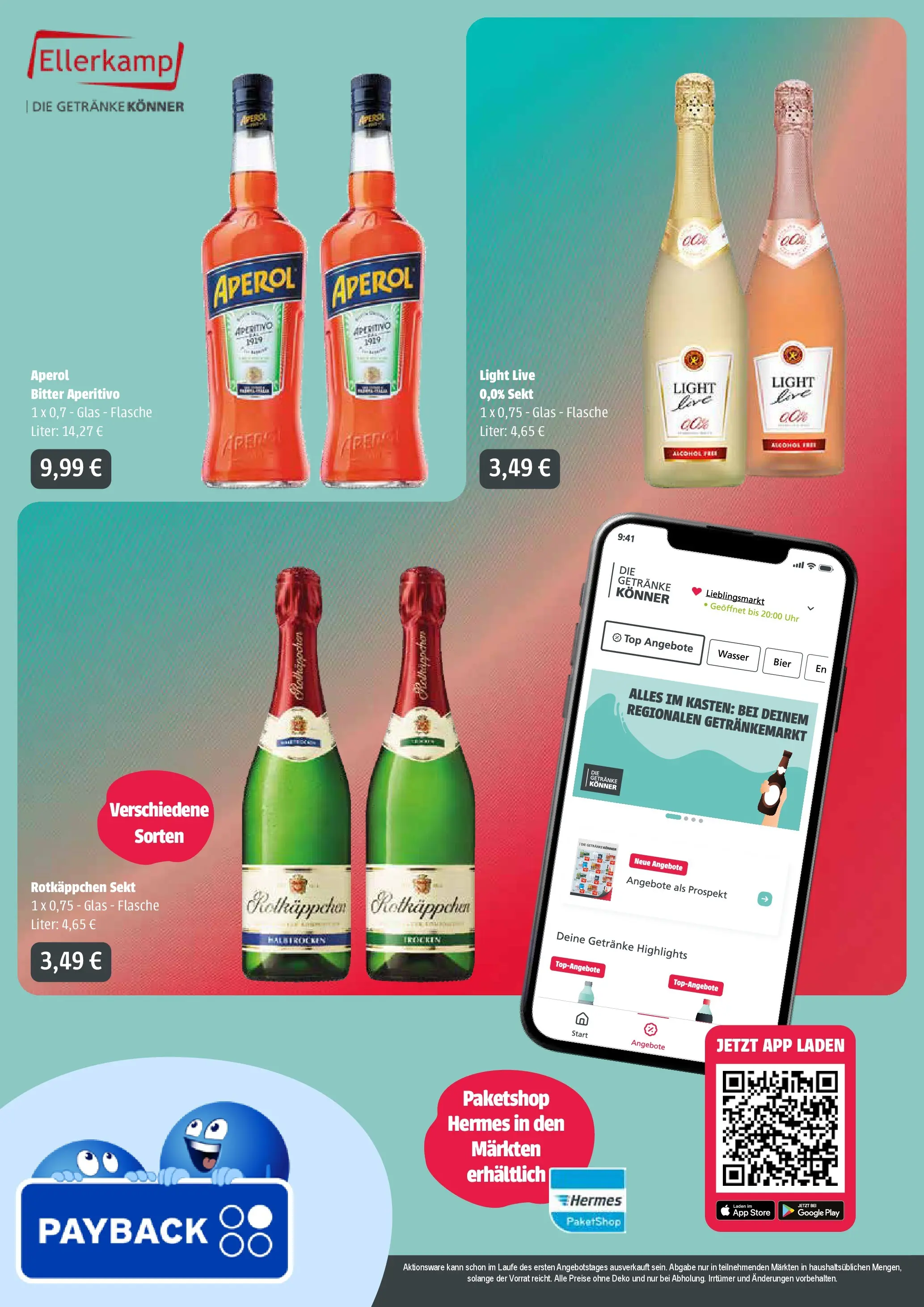 Angebote - Getränke Ellerkamp: Getränkeangebote (ab 19.04.2026) zum Blättern | Seite: 4 | Produkte: Top, Sekt, Rotkäppchen, Uhr