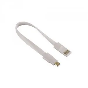Кабел Hama 136109 MAGNET WHITE USB-MICROUSB 0.2