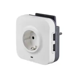 Адаптер Legrand 694671 АДАПТЕР ШУКО + 2ХUSB + ЗАЩИТА
