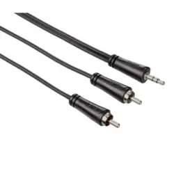 Кабел Hama 205261/122296 2RCA - JACK 3.5 MM 3M