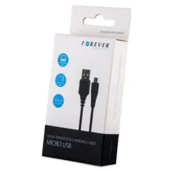 Кабел Forever USB-MICROUSB 1M ЧЕРЕН