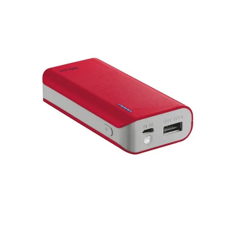 Външна батерия Trust PRIMO 4400 MAH ЧЕРВЕНА
