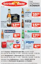 Getr&auml;nke Oase Getr&auml;nke Oase: Getr&auml;nkeangebote - bis 25.04.2026
